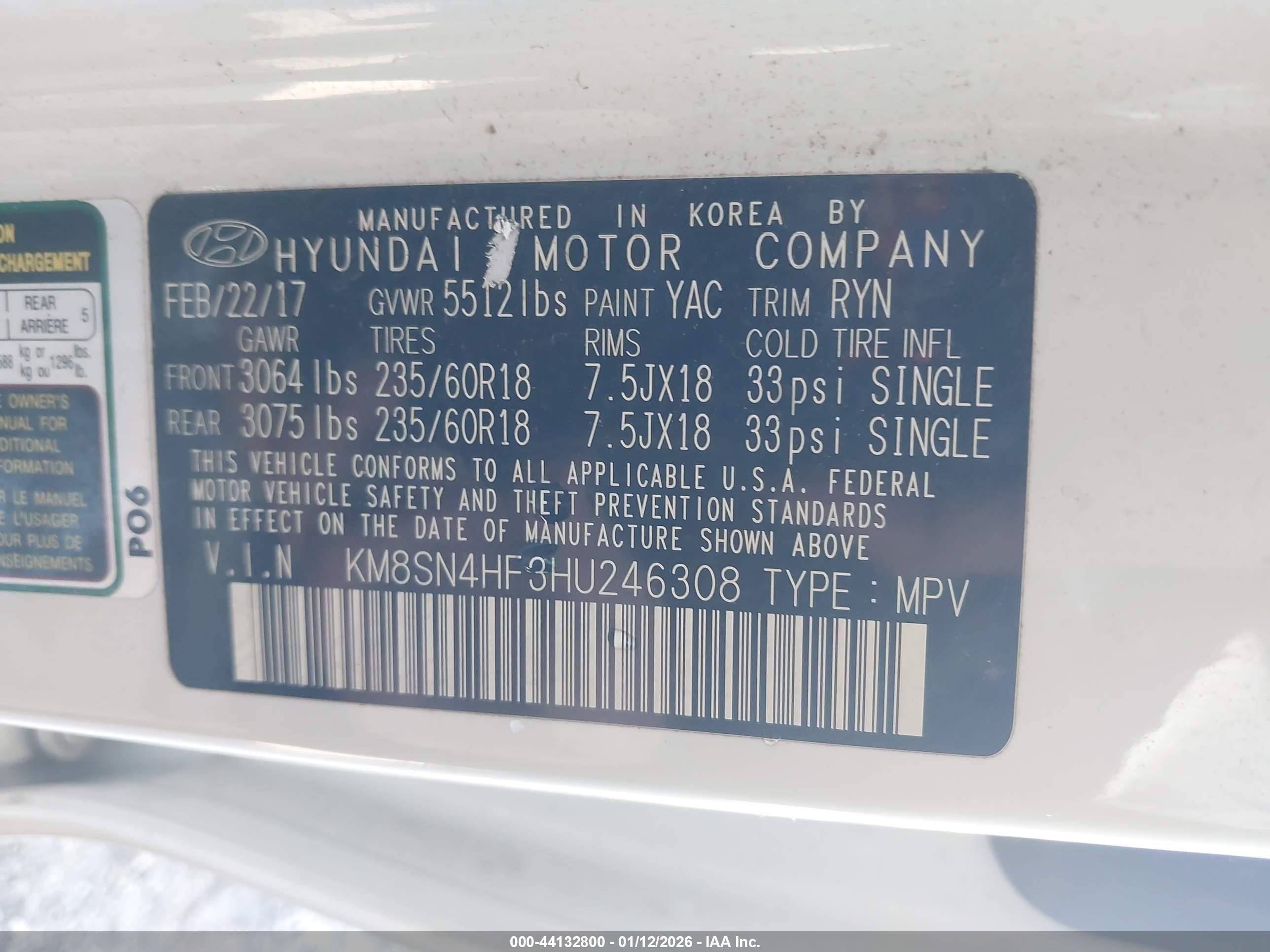 HYUNDAI SANTA image 9