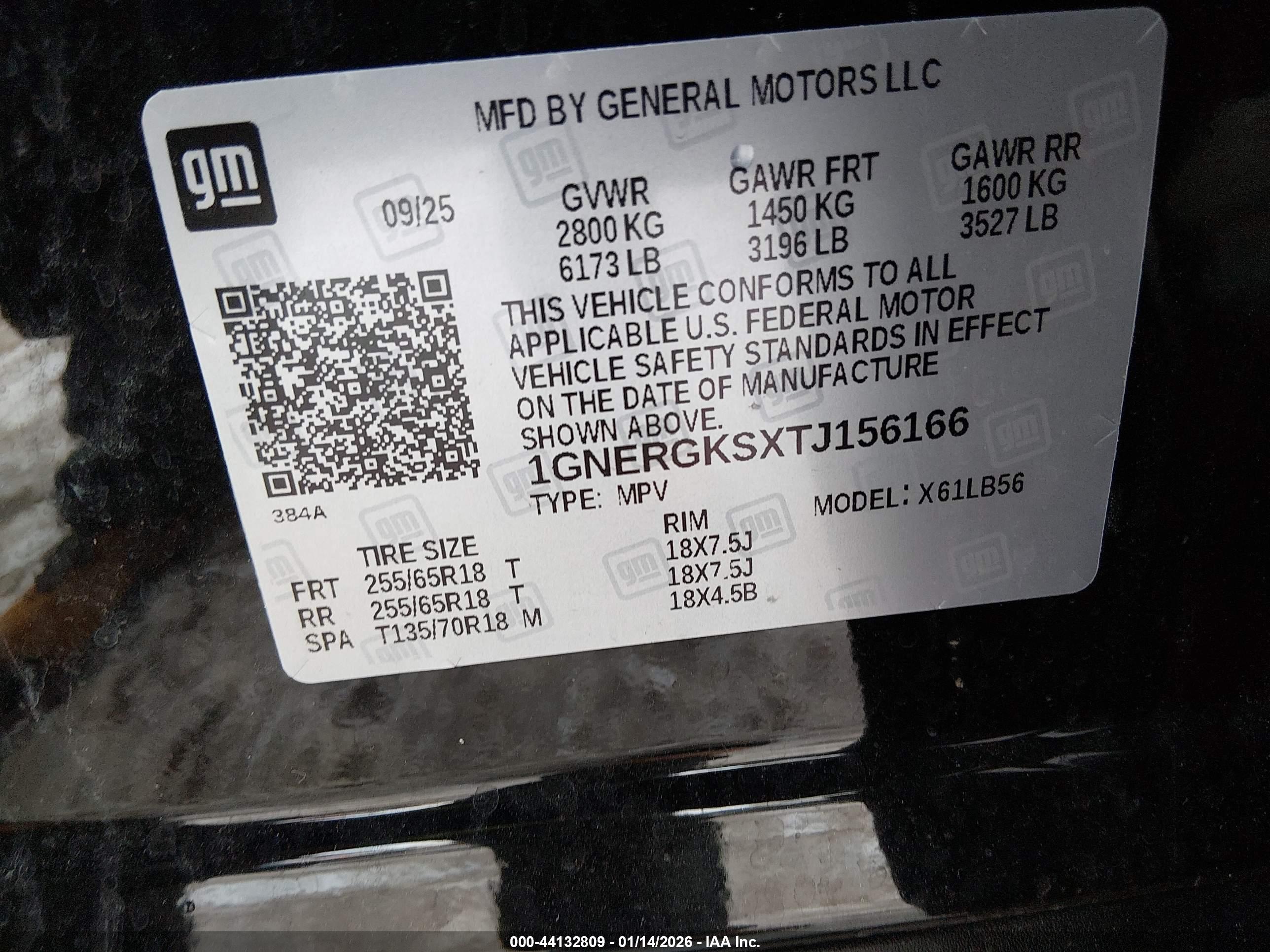 CHEVROLET TRAVERSE image 9