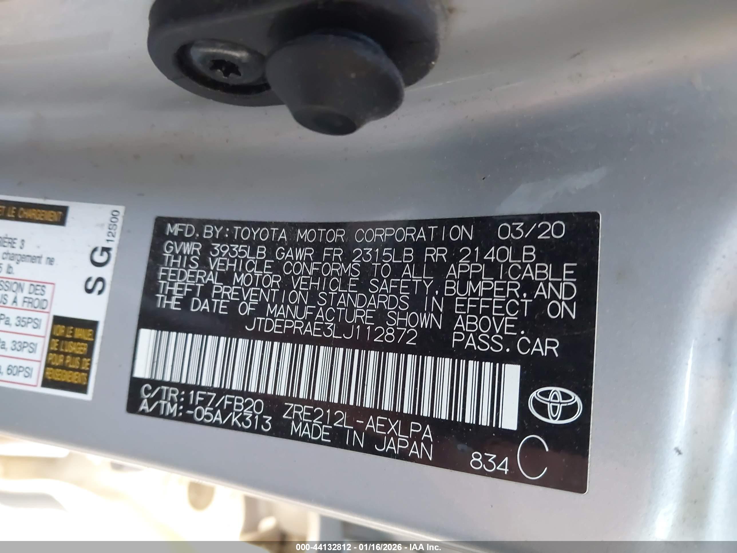 TOYOTA COROLLA image 9