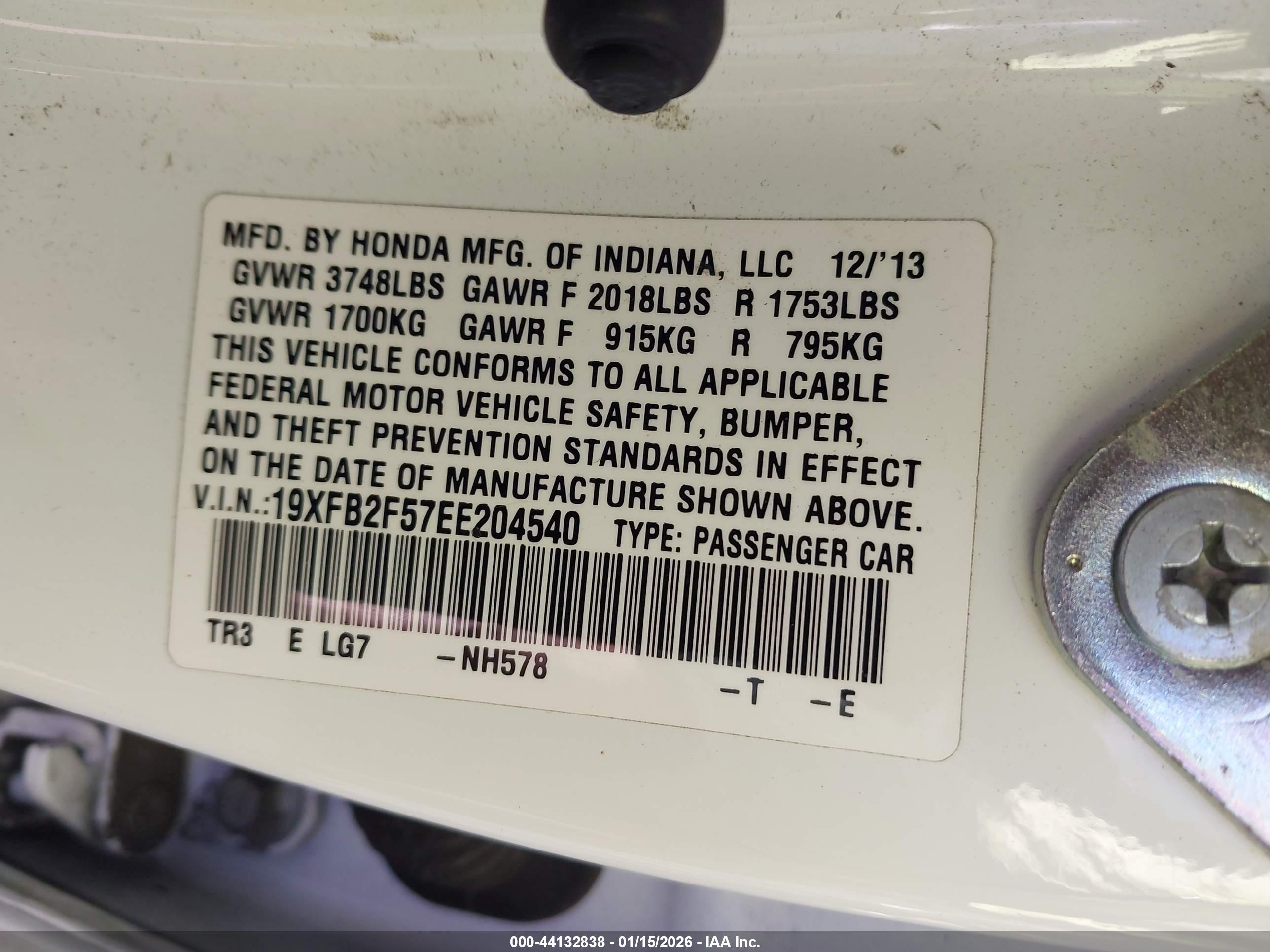 HONDA CIVIC image 9