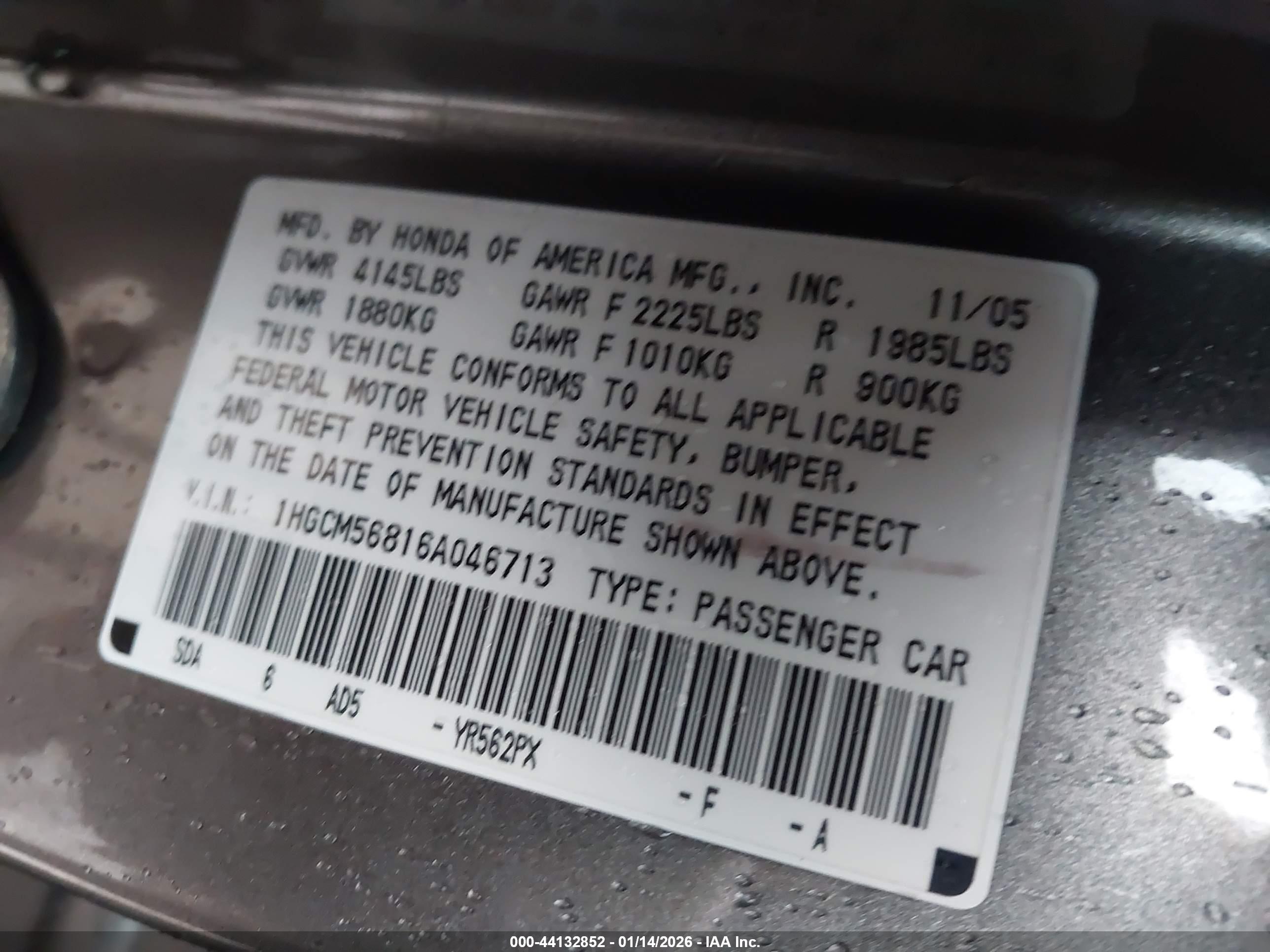 HONDA ACCORD image 9