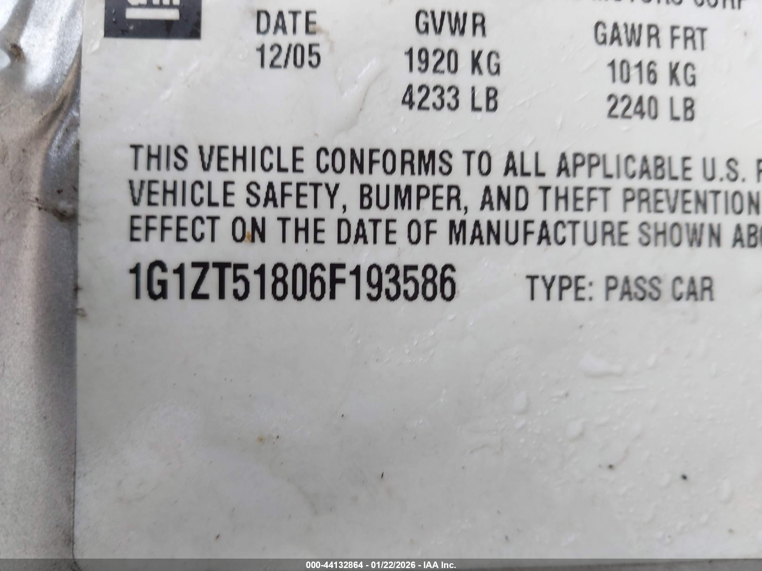 CHEVROLET MALIBU image 9
