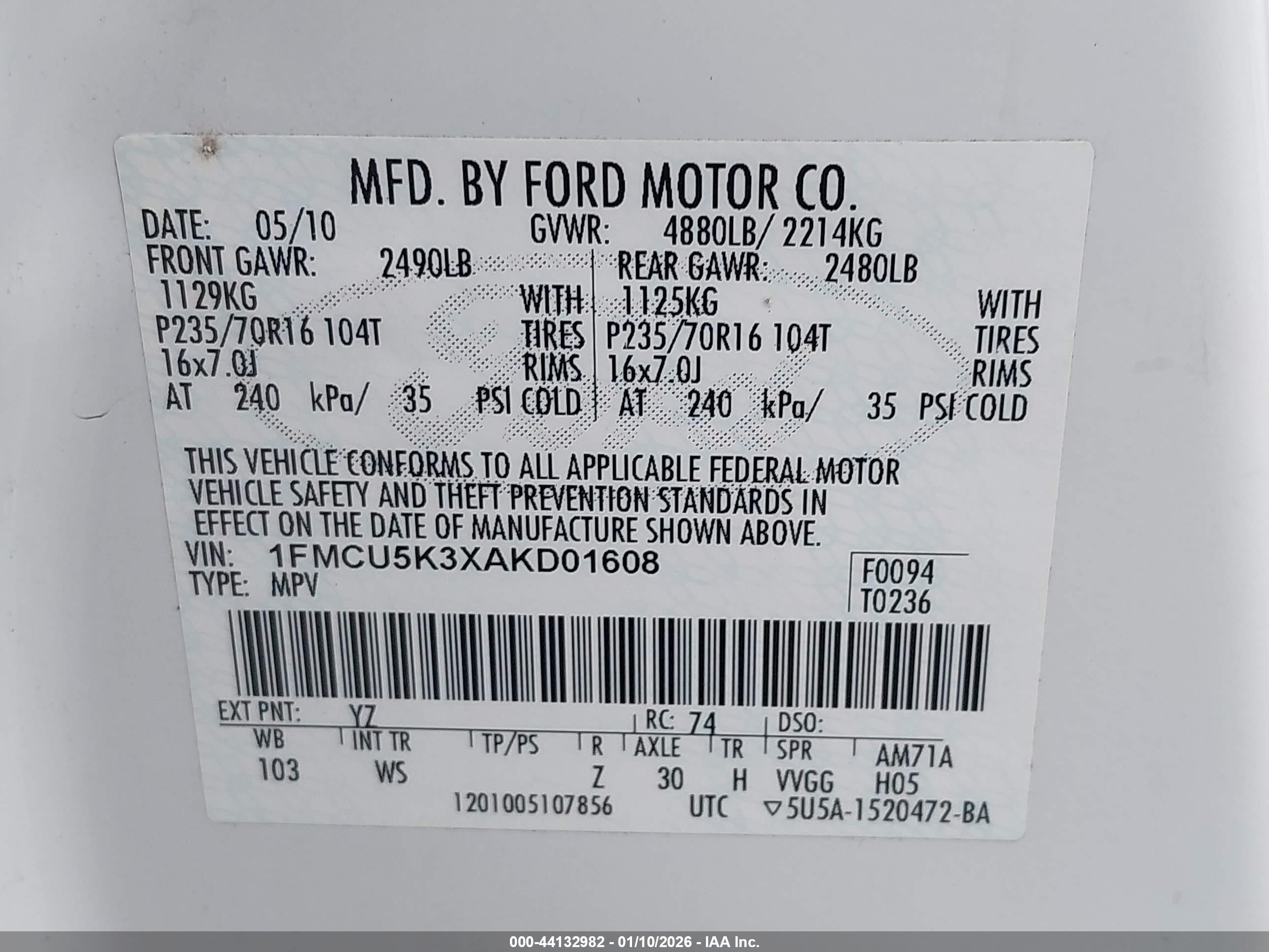 FORD ESCAPE image 9