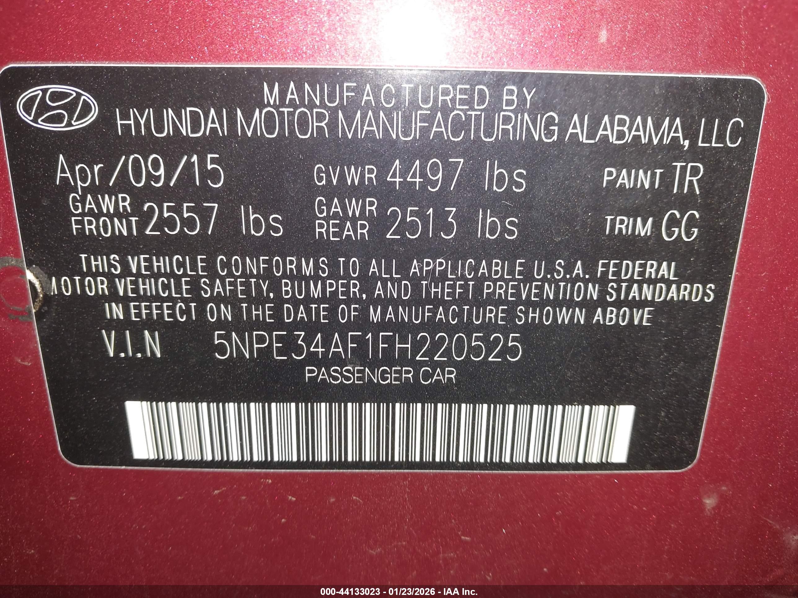 HYUNDAI SONATA image 9