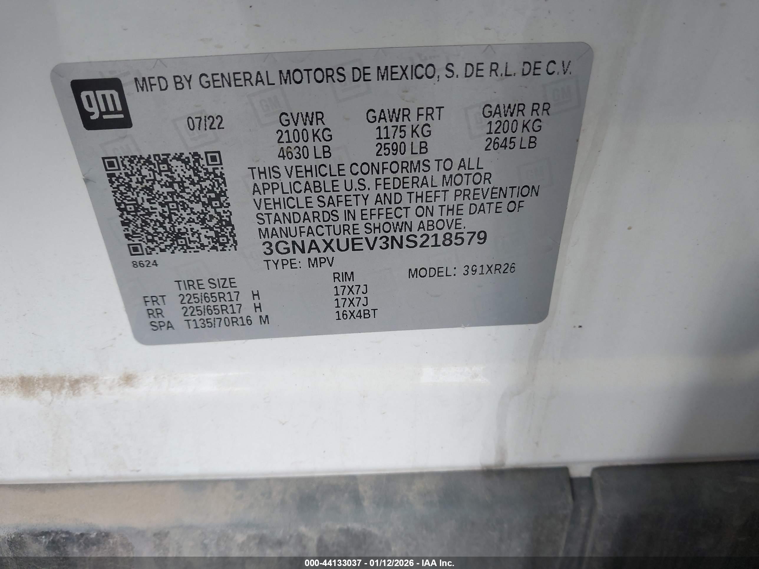 CHEVROLET EQUINOX image 9