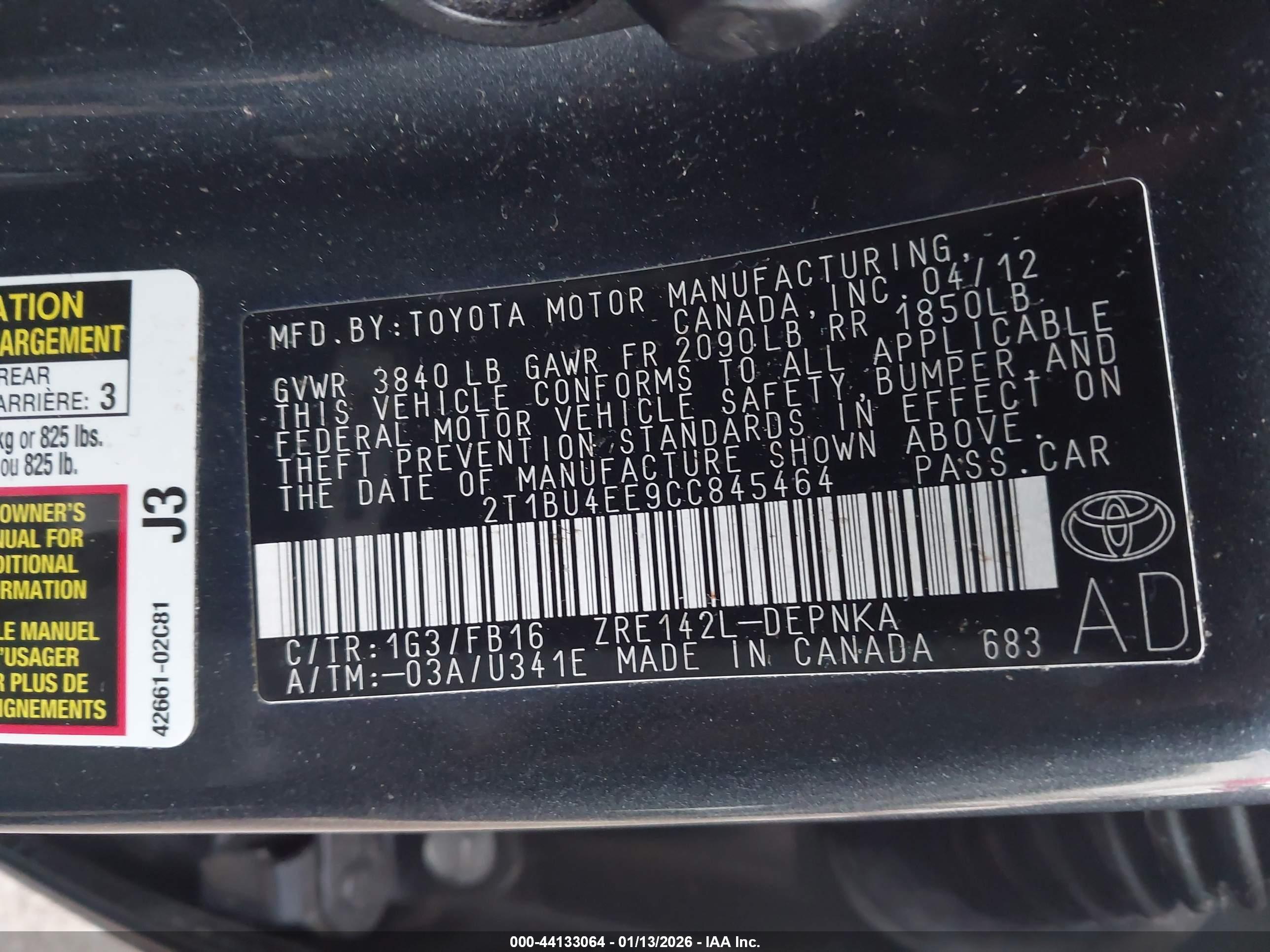 TOYOTA COROLLA image 9