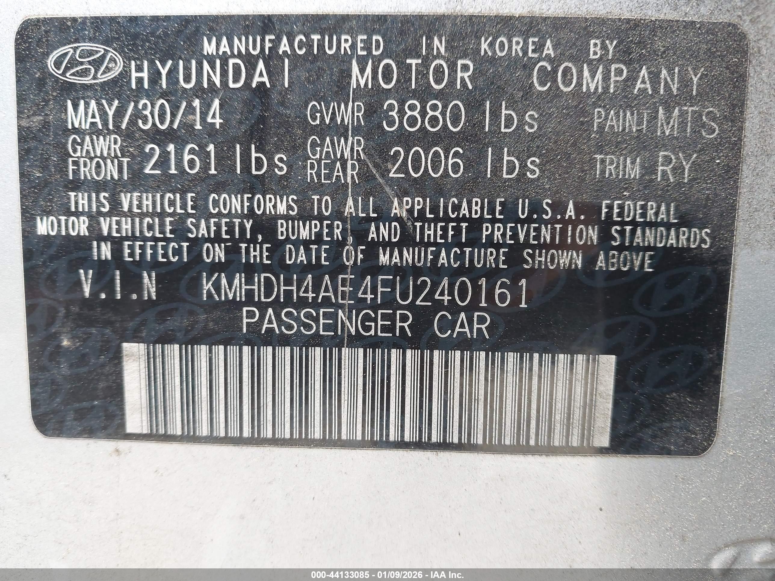 HYUNDAI ELANTRA image 9