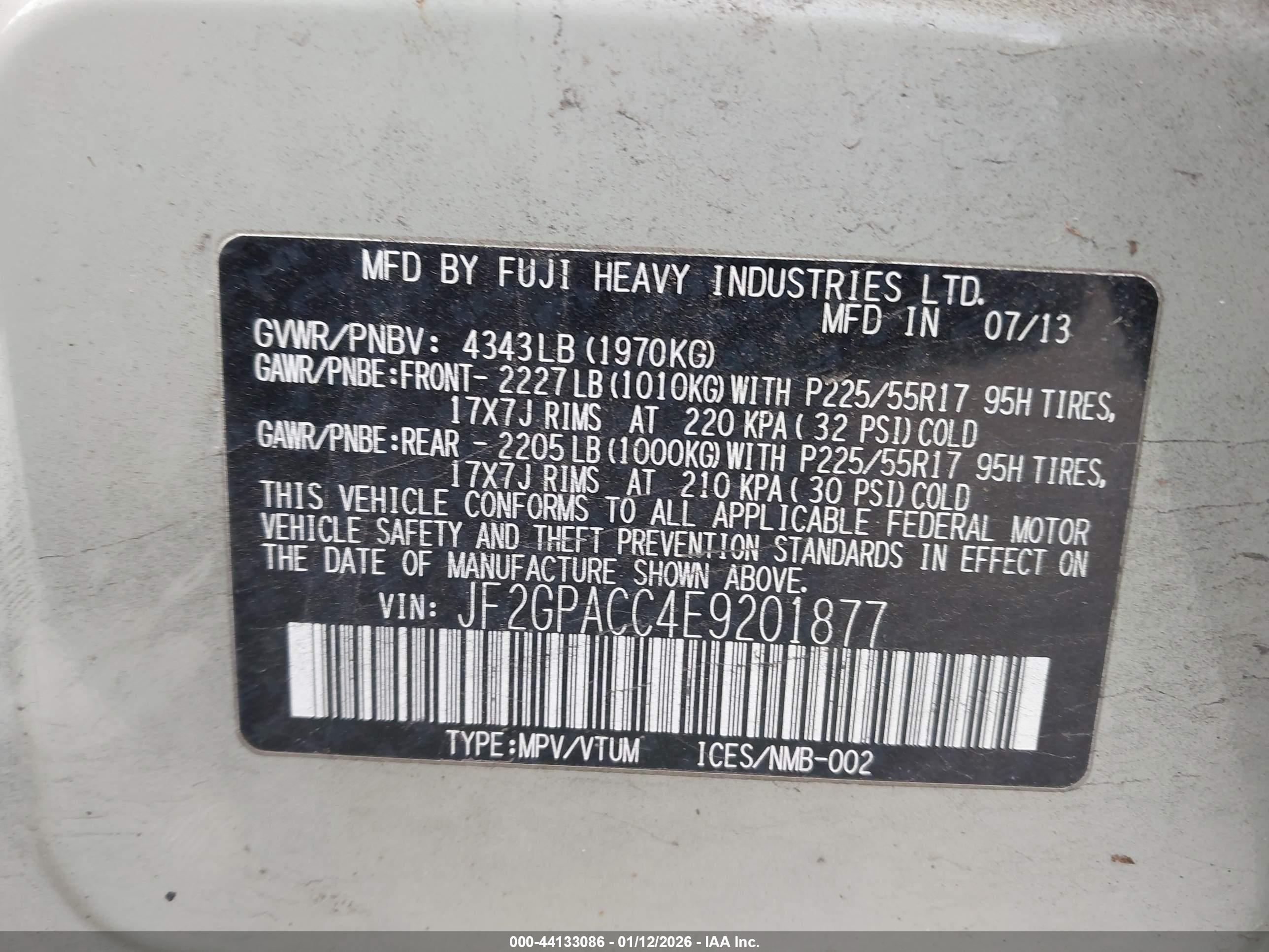 SUBARU XV image 9