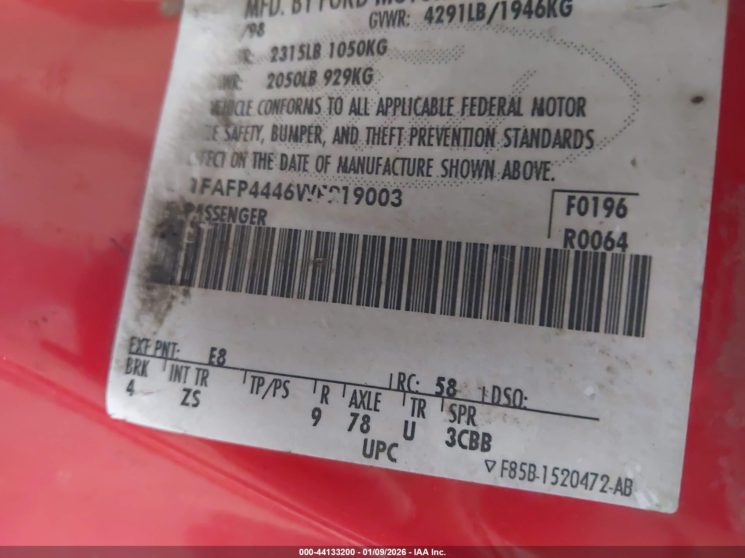 FORD MUSTANG image 9