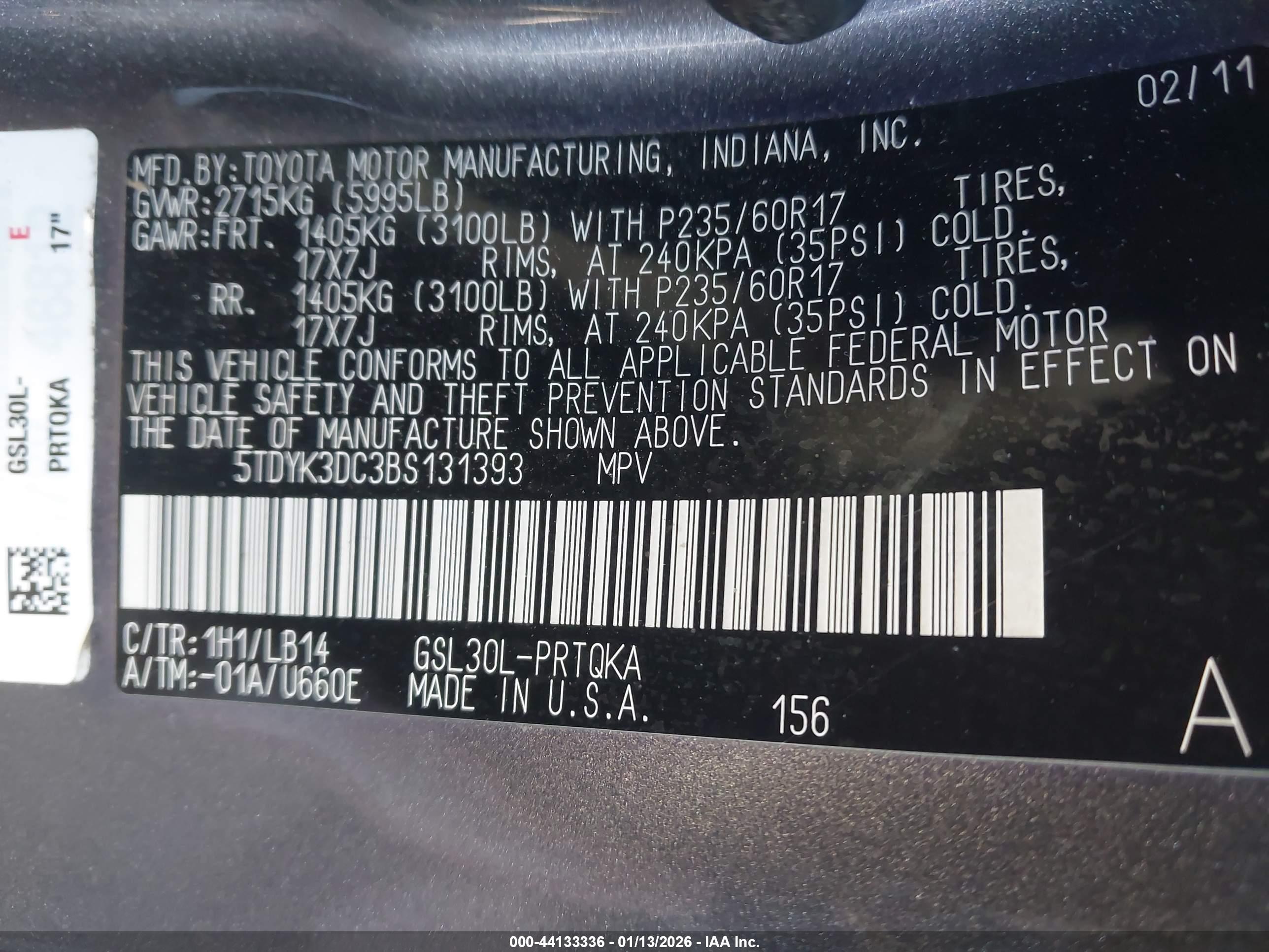 TOYOTA SIENNA image 9