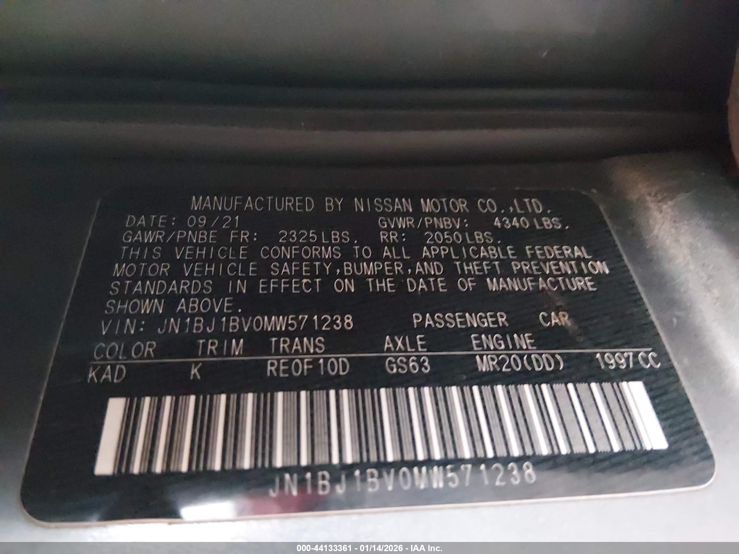 NISSAN ROGUE image 9