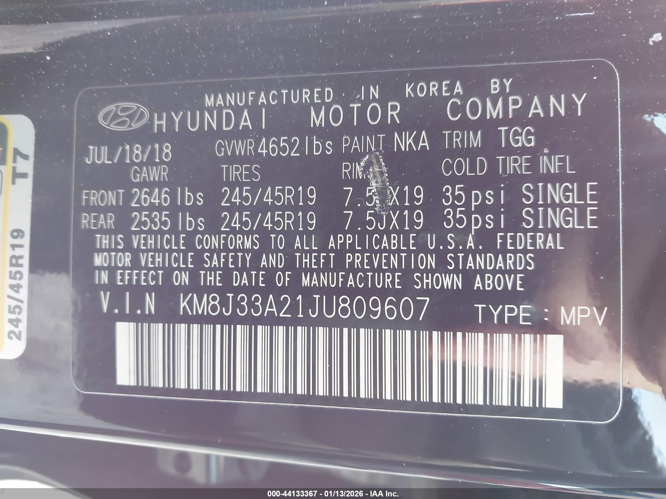 HYUNDAI TUCSON image 9