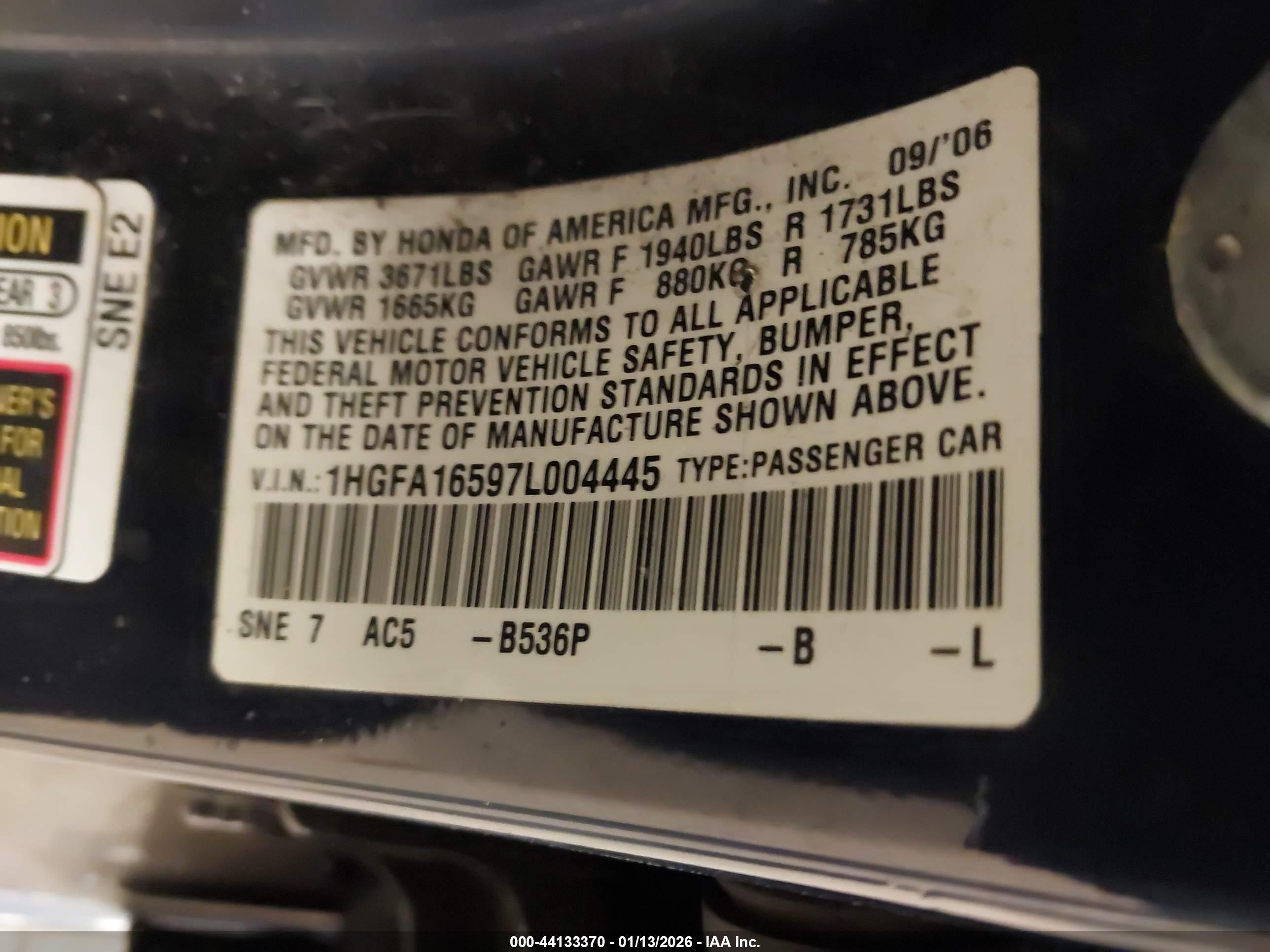 HONDA CIVIC image 9