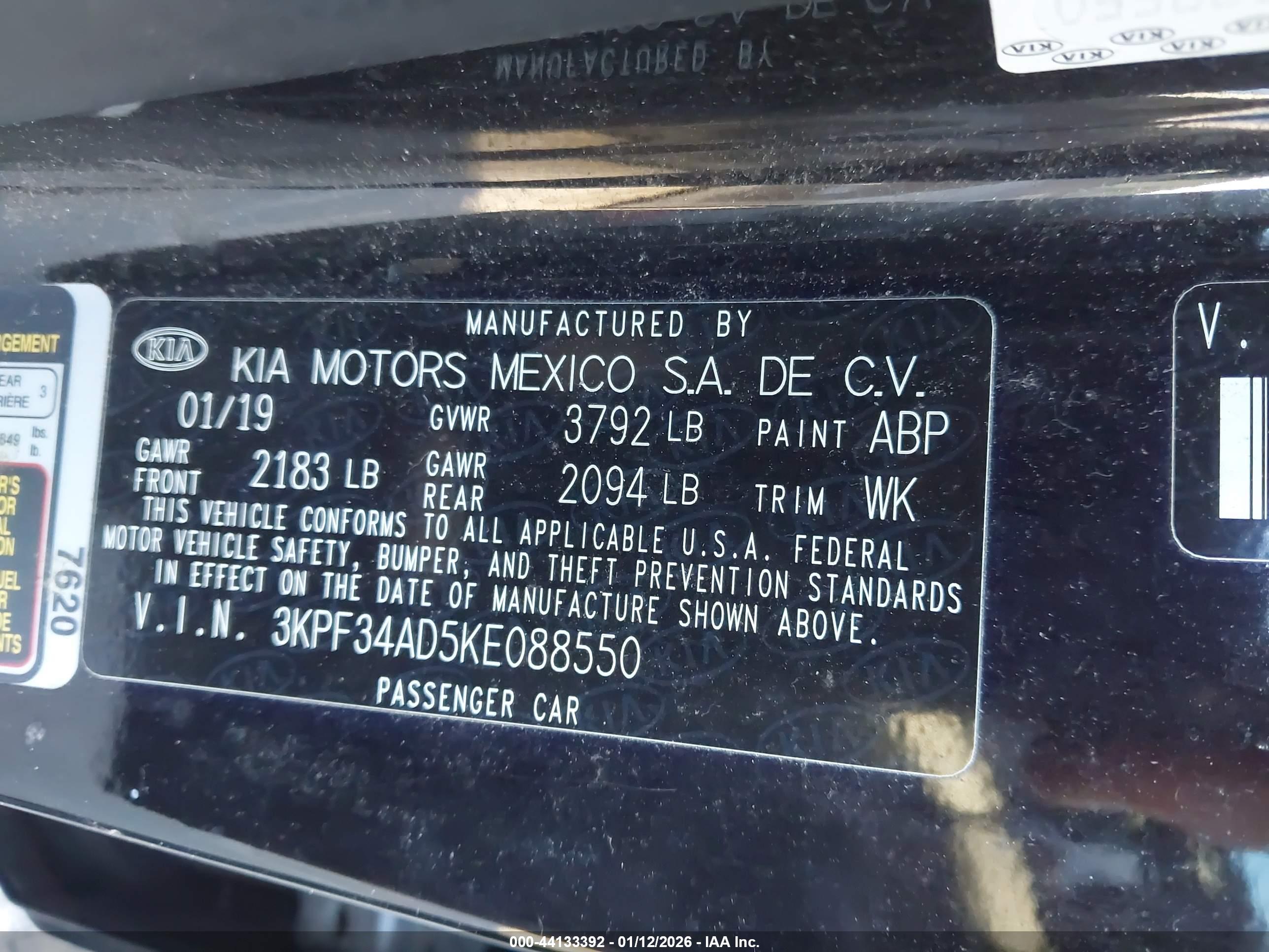 KIA FORTE image 9