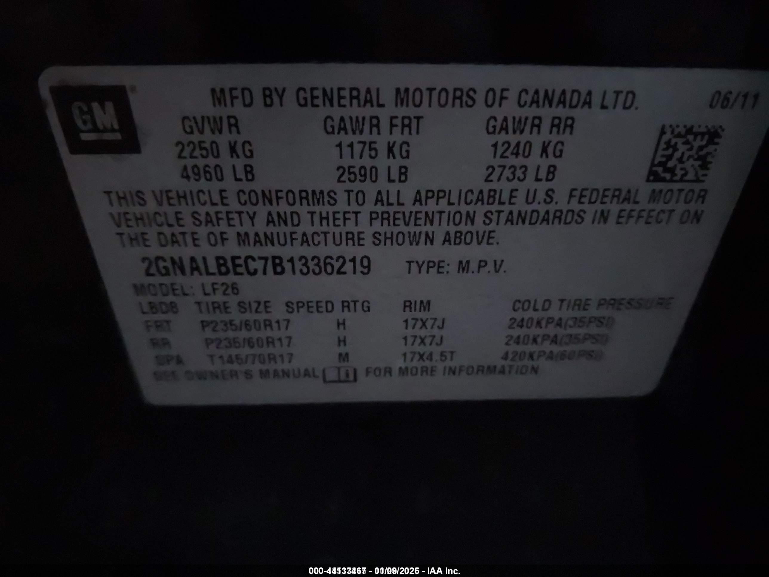CHEVROLET EQUINOX image 9