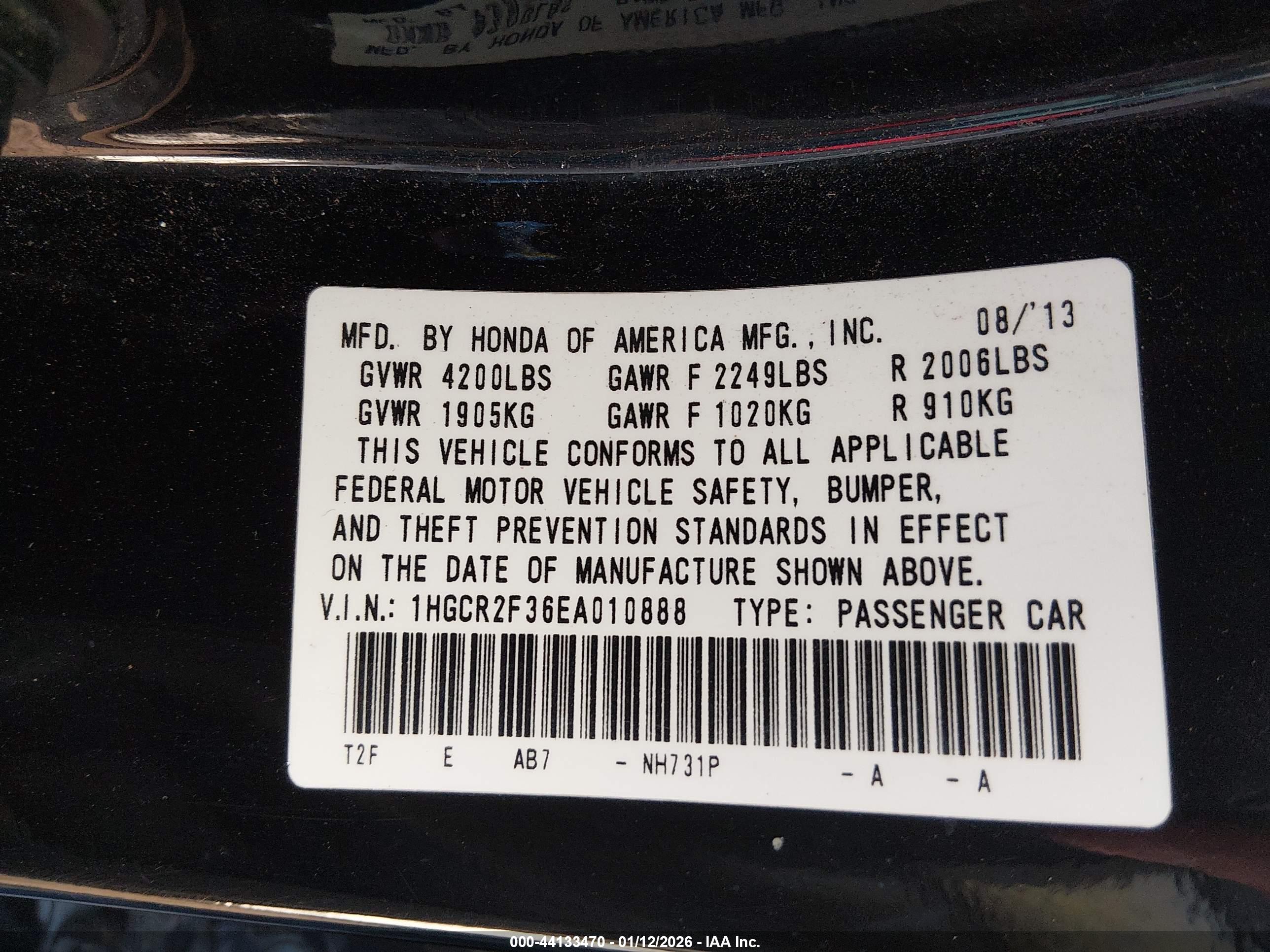 HONDA ACCORD image 9