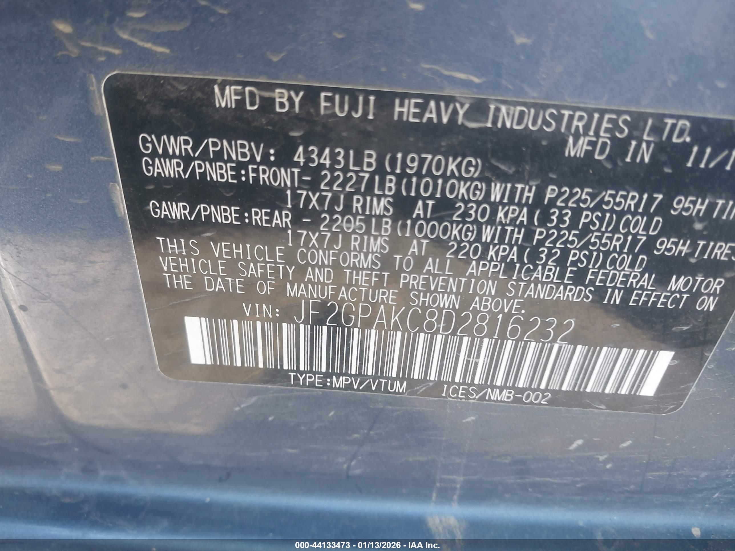 SUBARU XV image 9