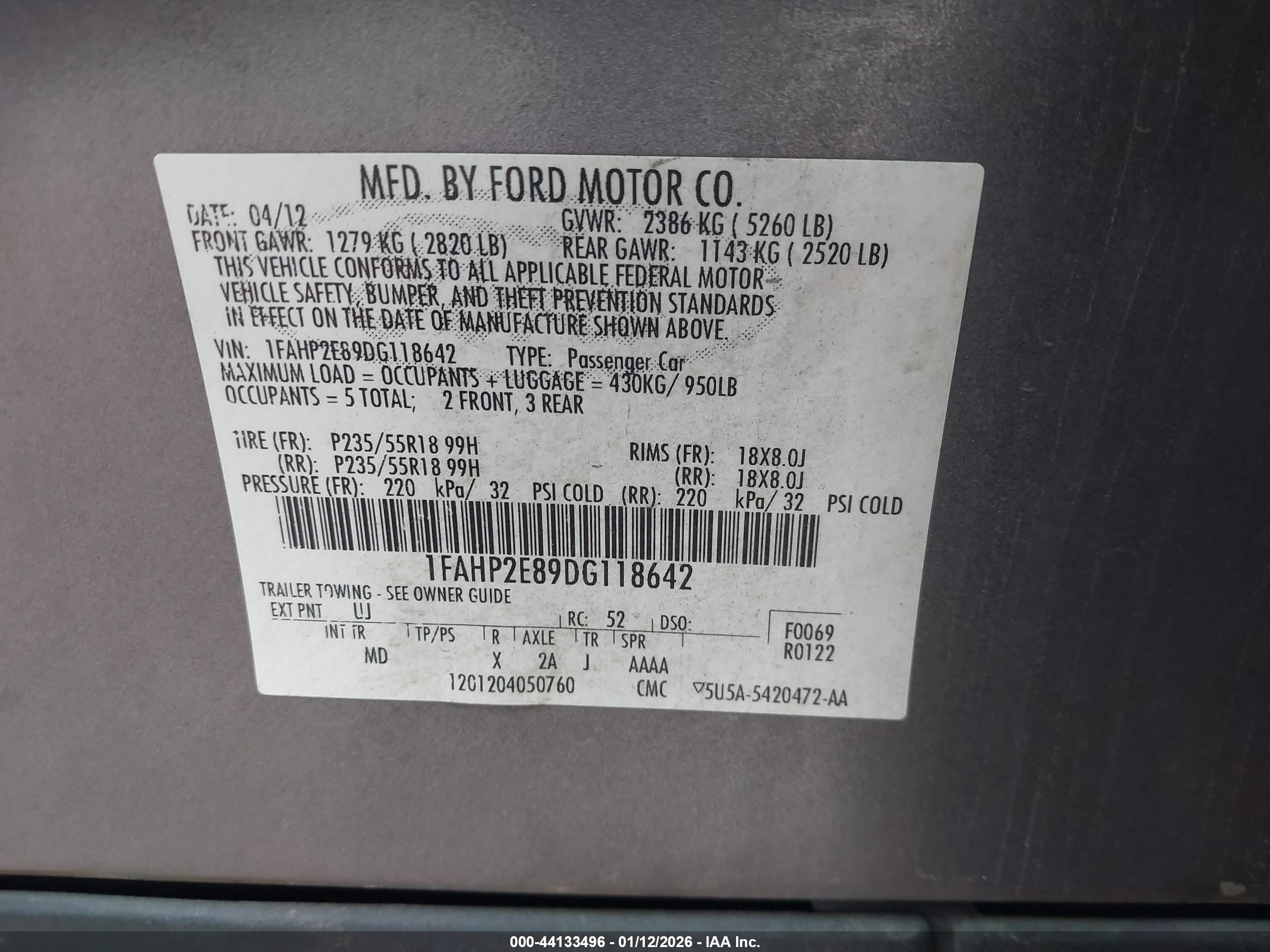 FORD TAURUS image 9