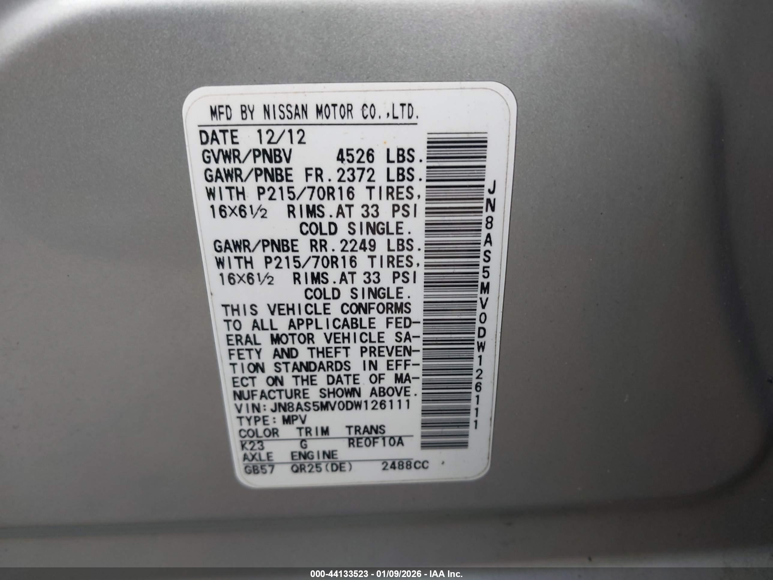 NISSAN ROGUE image 9