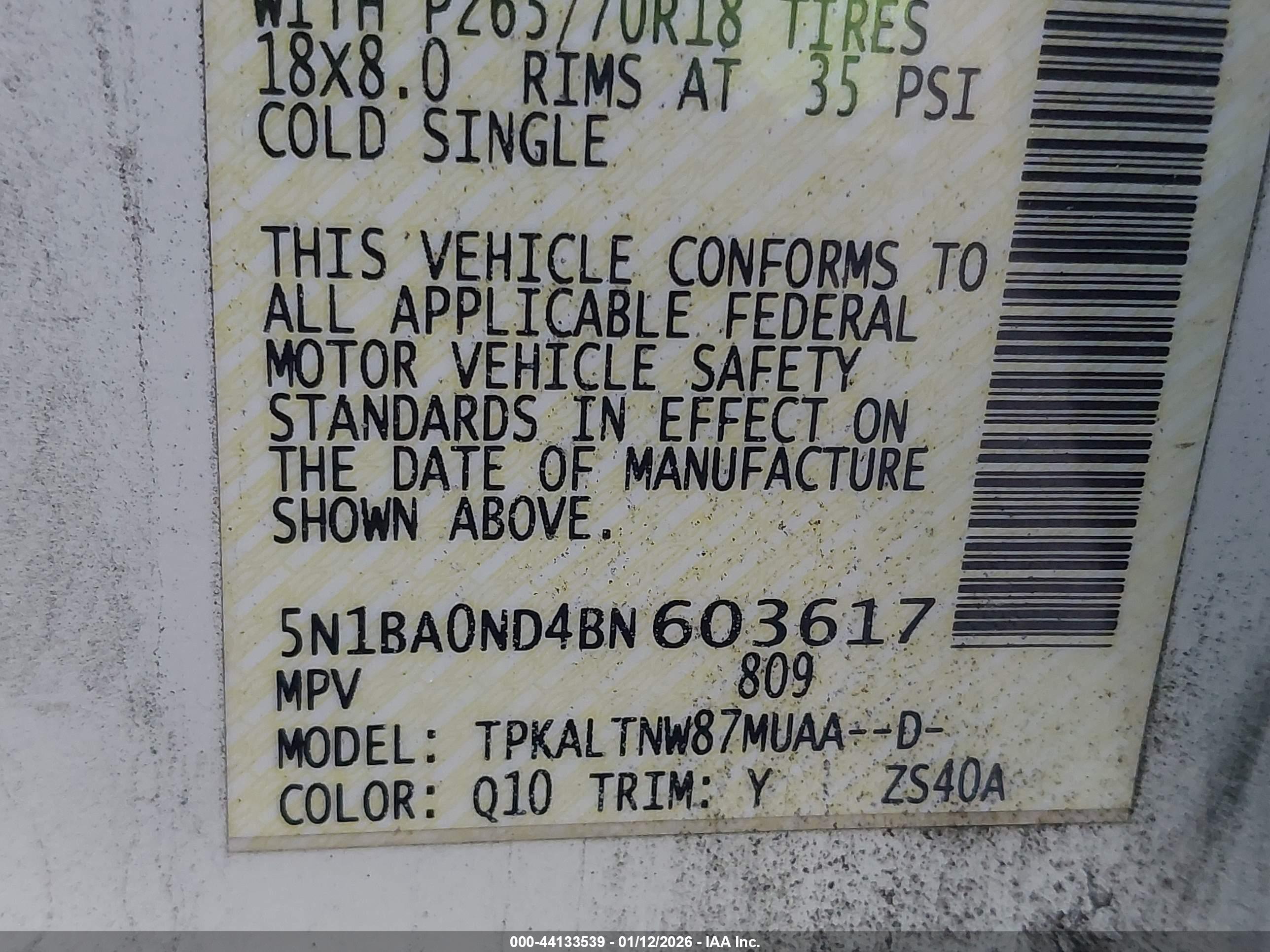 NISSAN ARMADA image 9