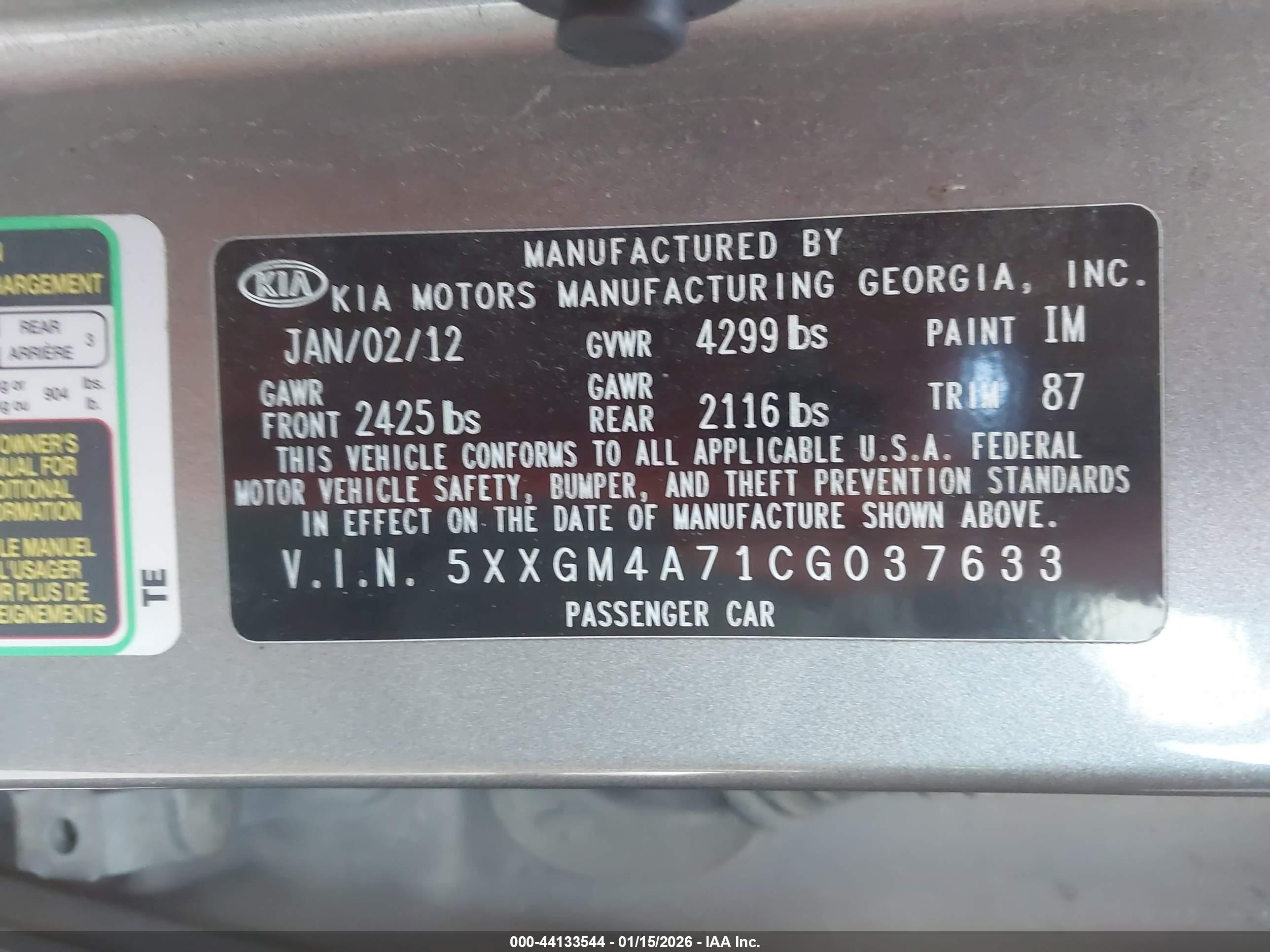 KIA OPTIMA image 9
