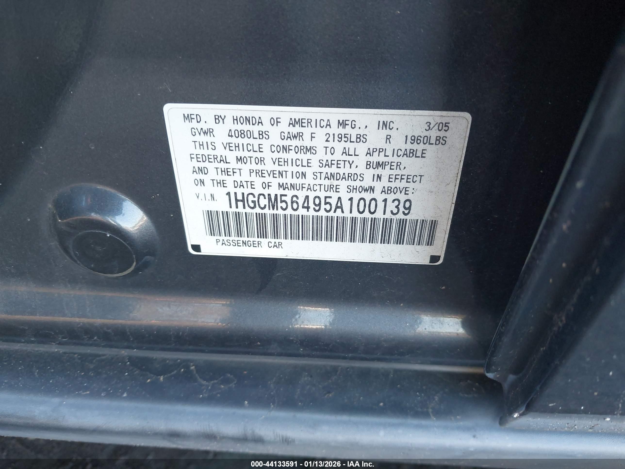 HONDA ACCORD image 9