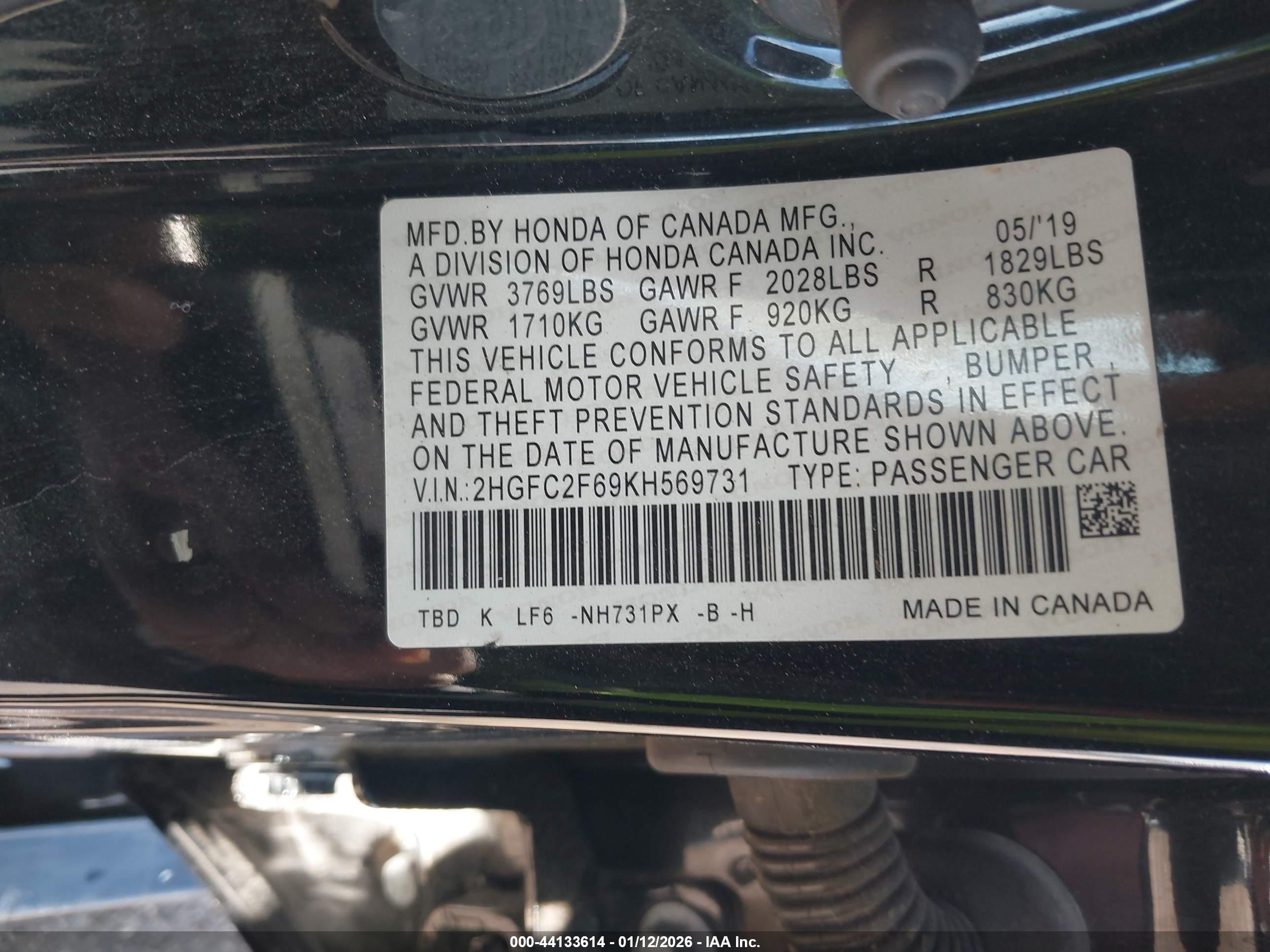 HONDA CIVIC image 9