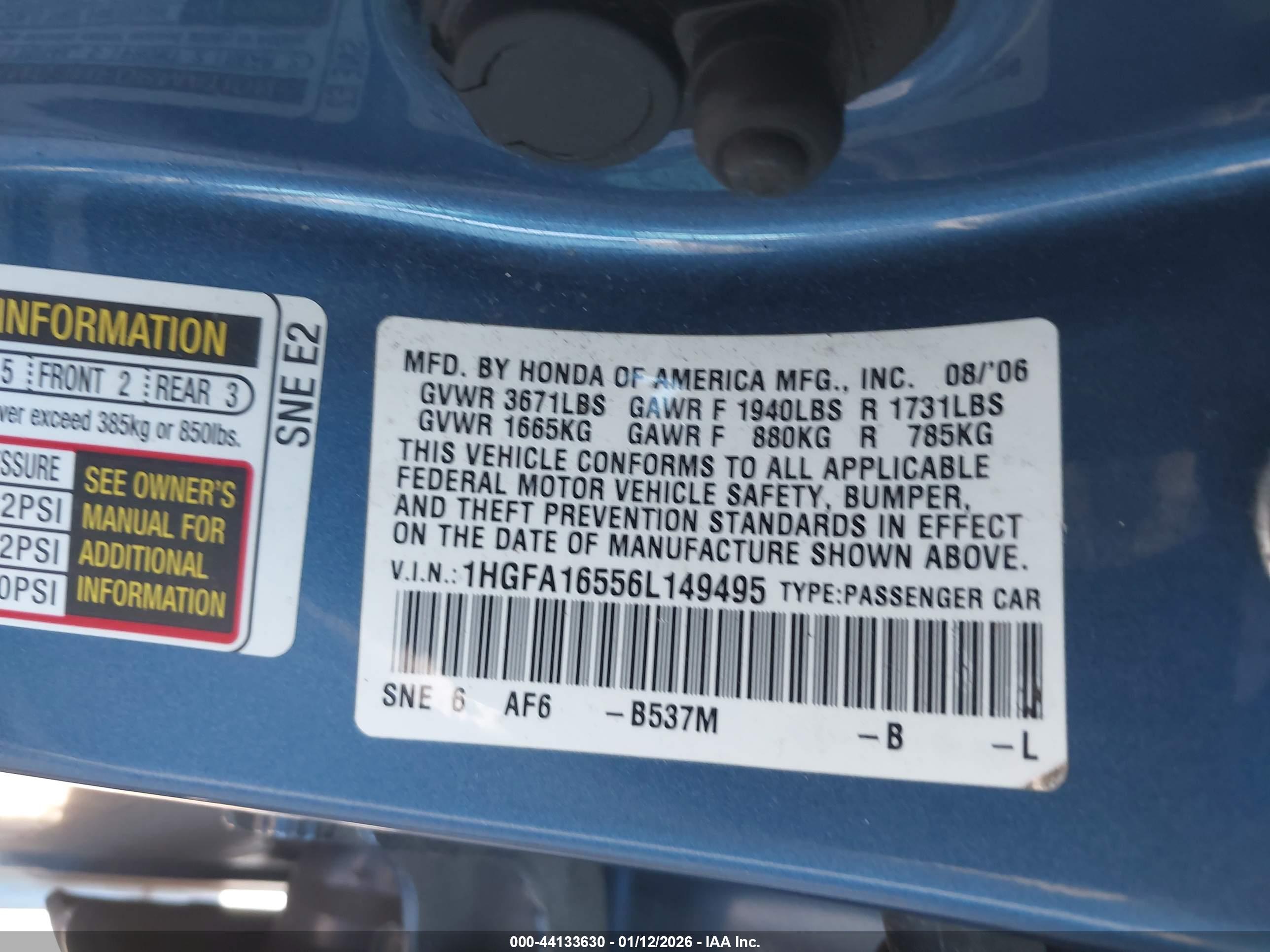 HONDA CIVIC image 9