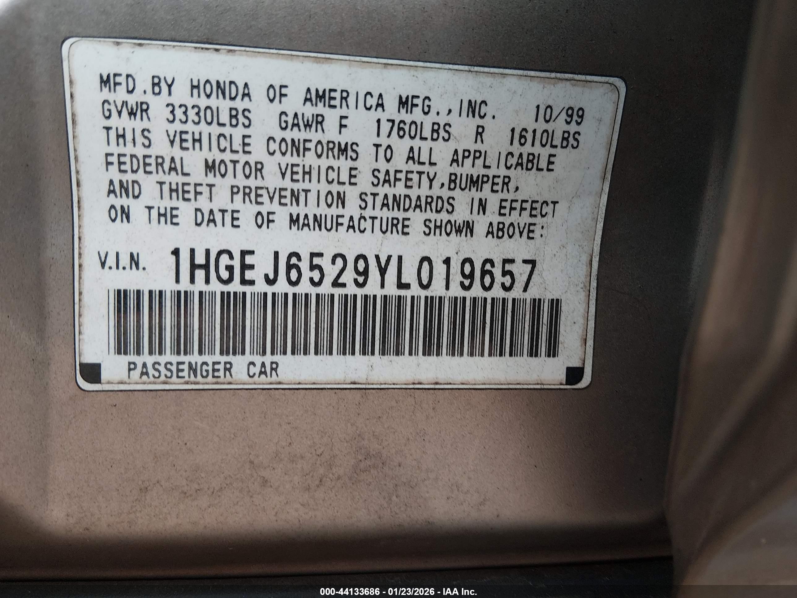 HONDA CIVIC image 9