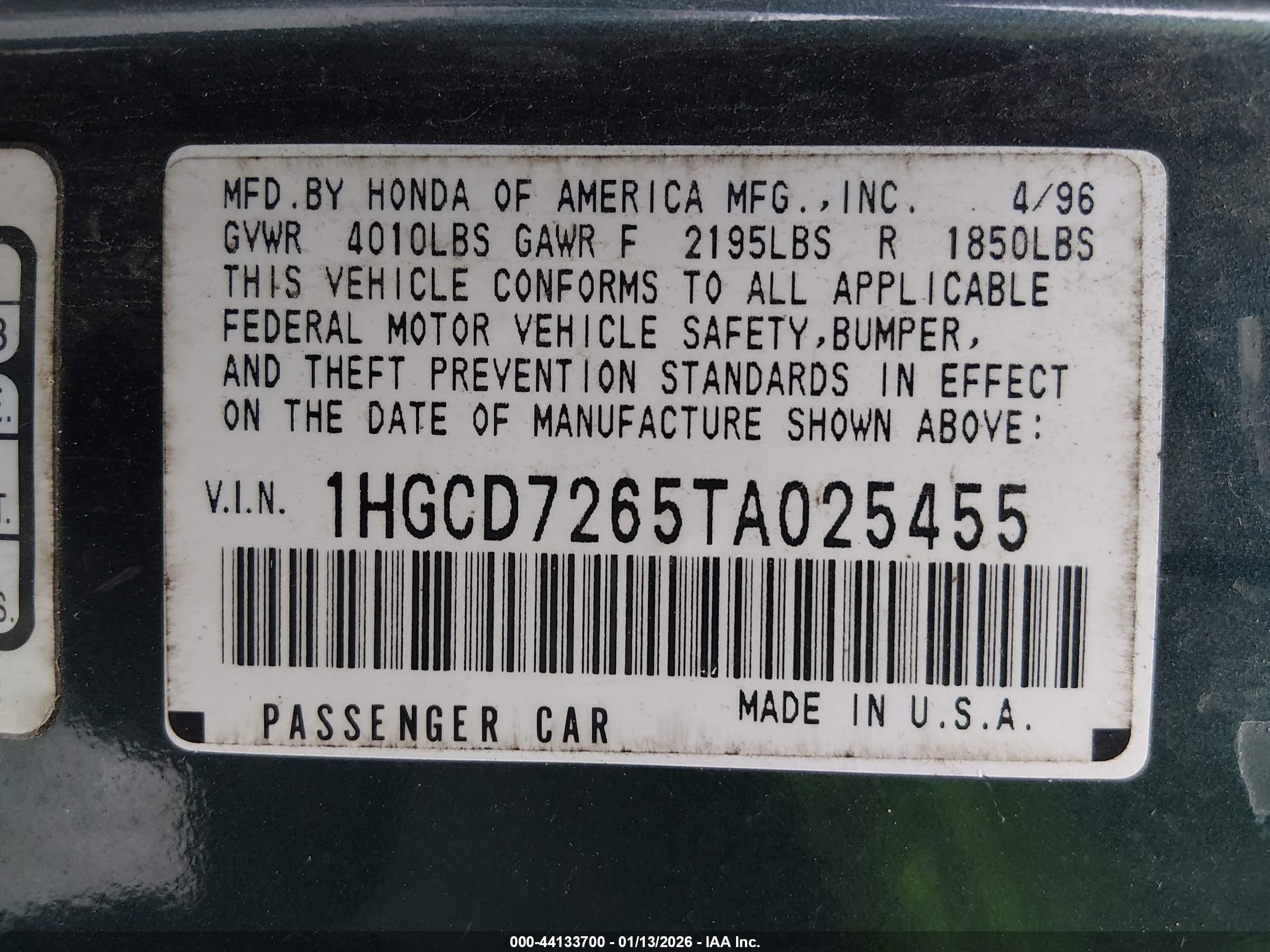 HONDA ACCORD image 9
