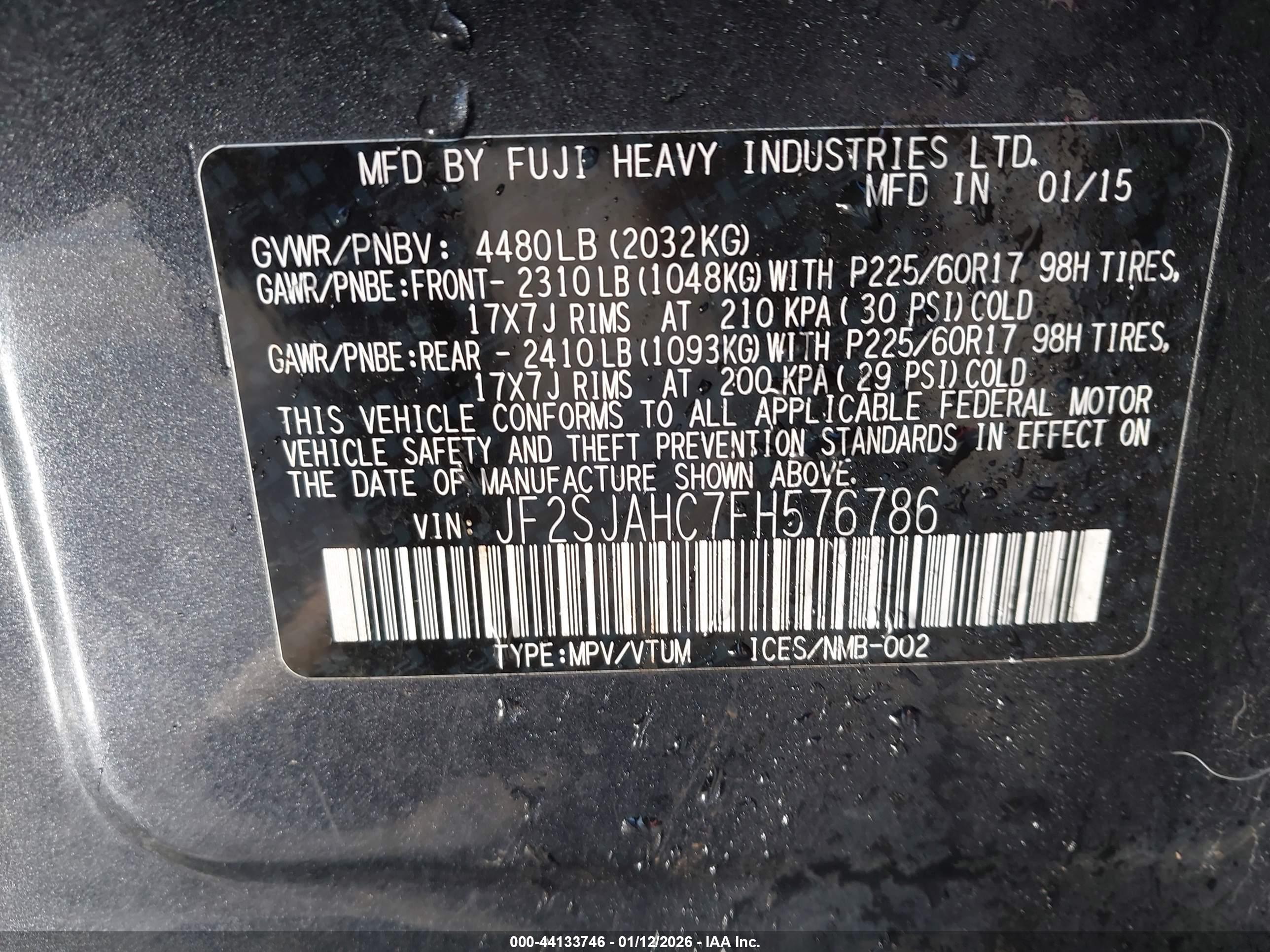 SUBARU FORESTER image 9