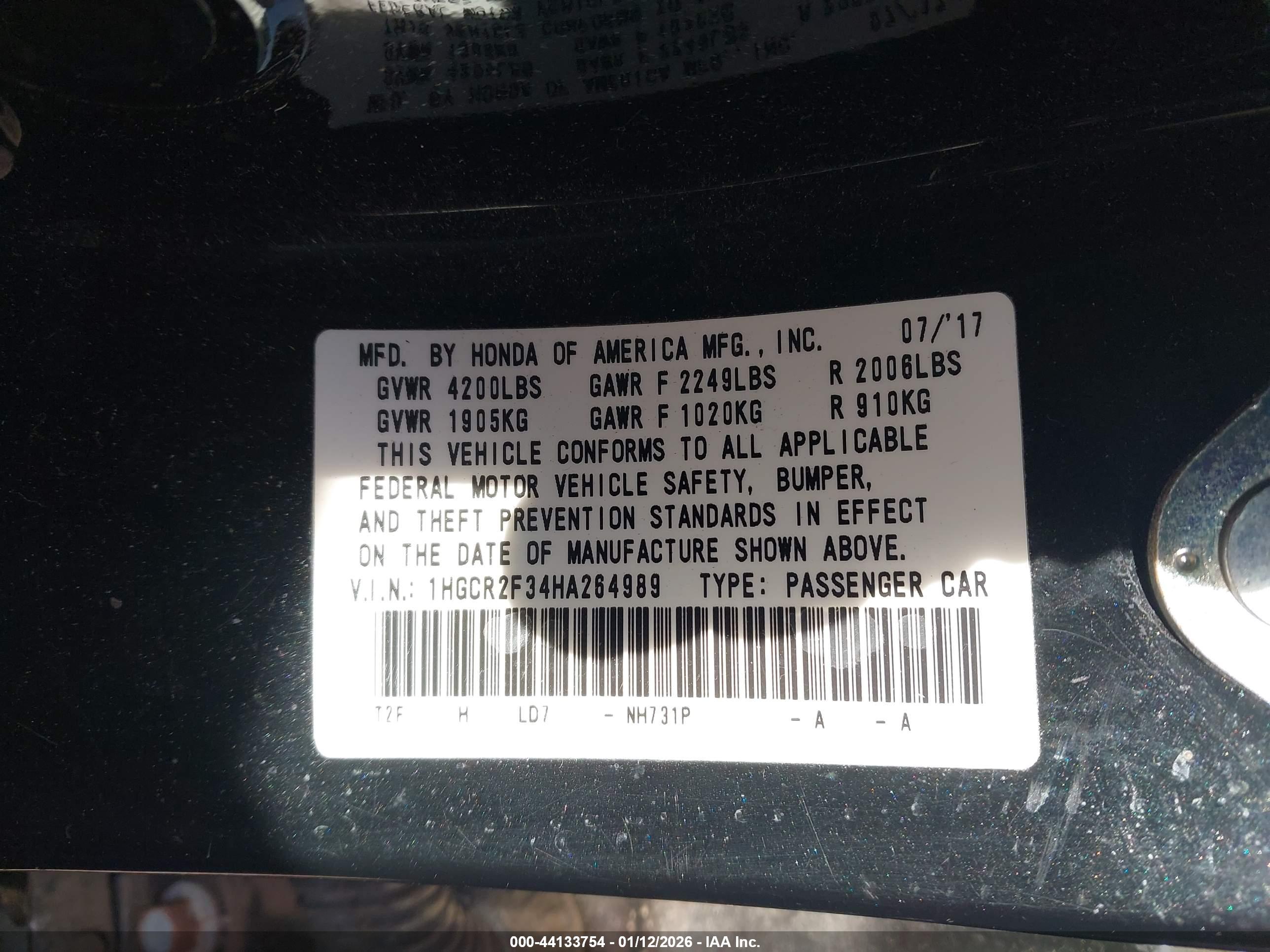 HONDA ACCORD image 9