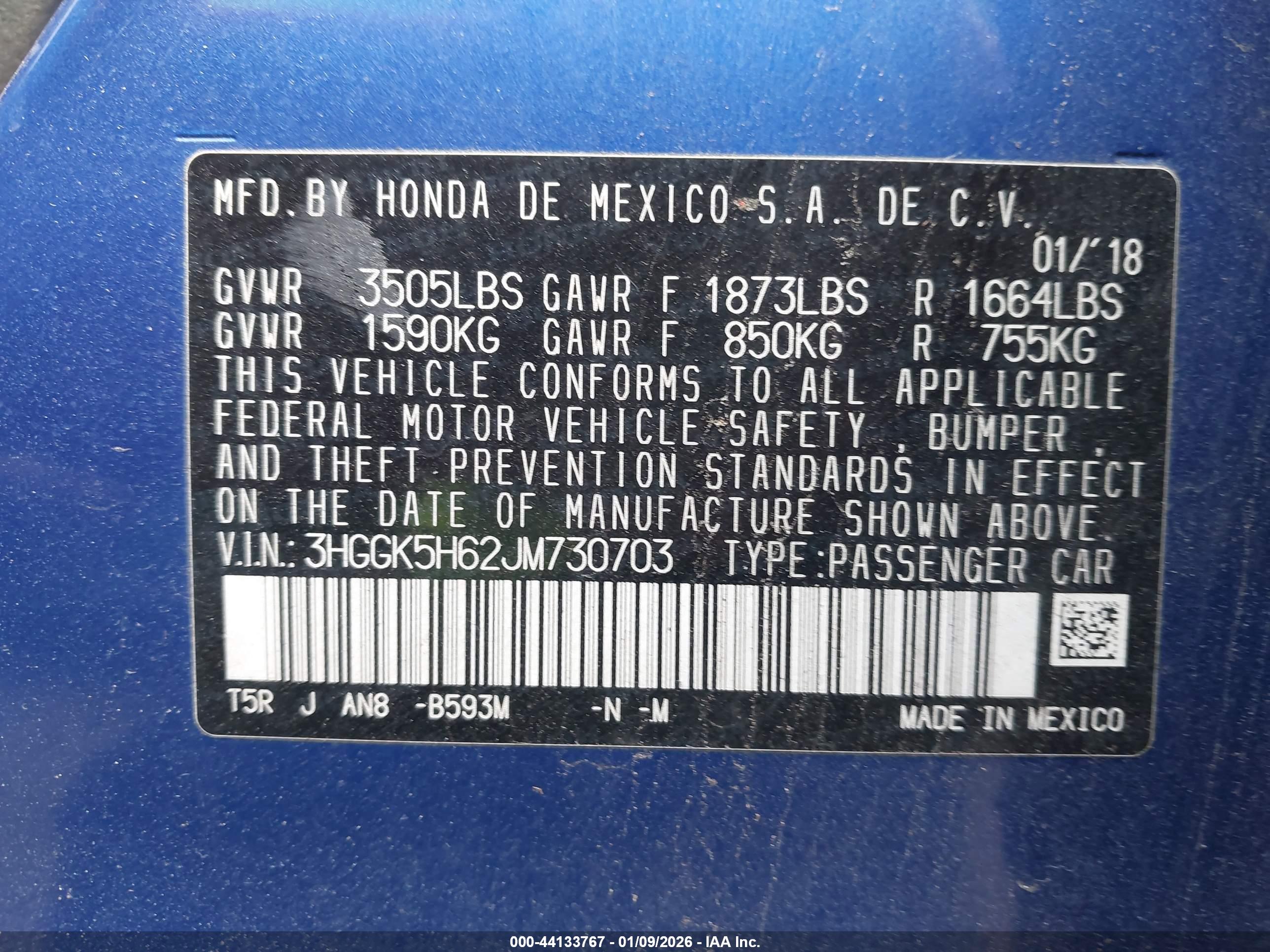 HONDA FIT image 9