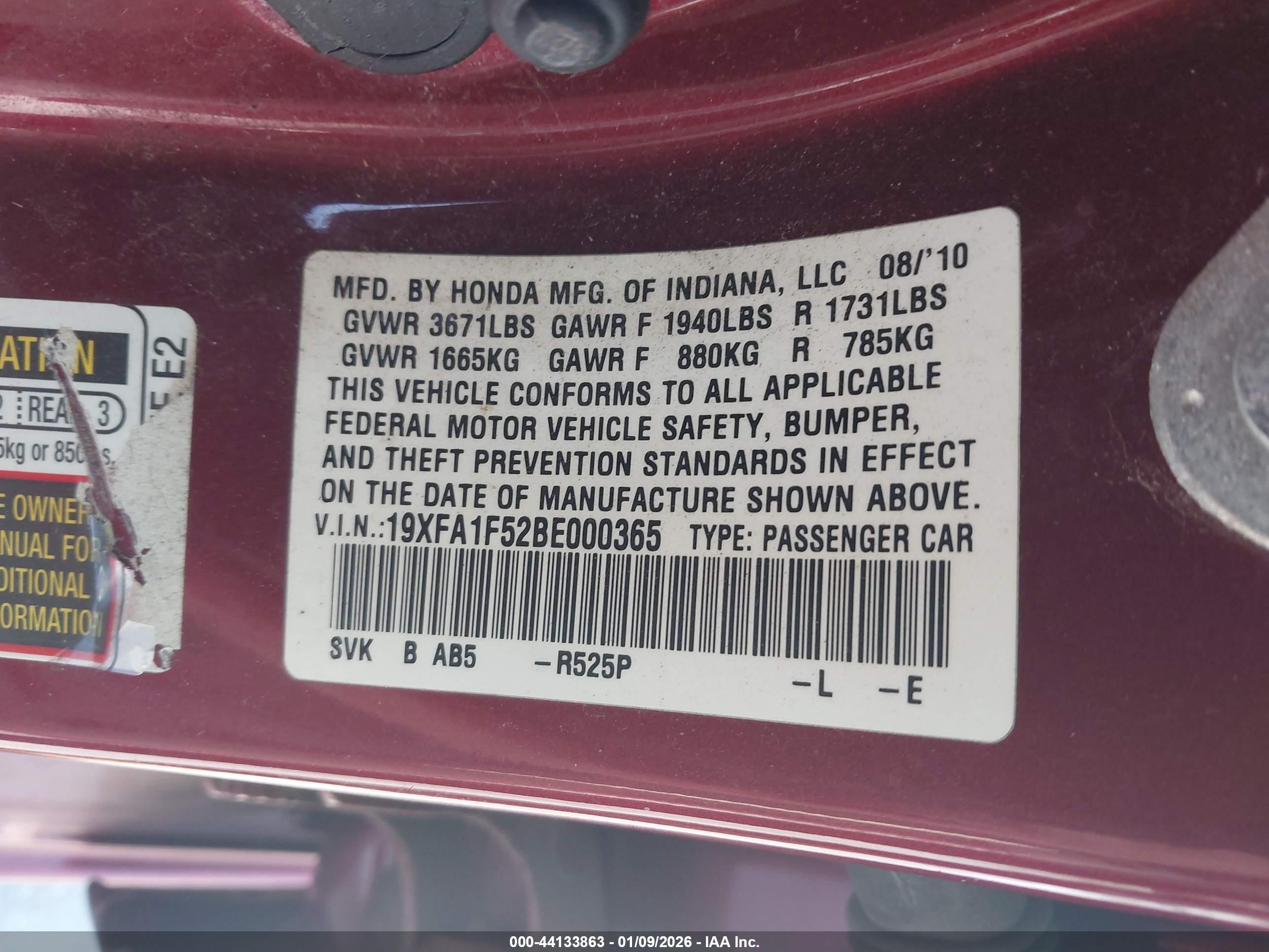 HONDA CIVIC image 9