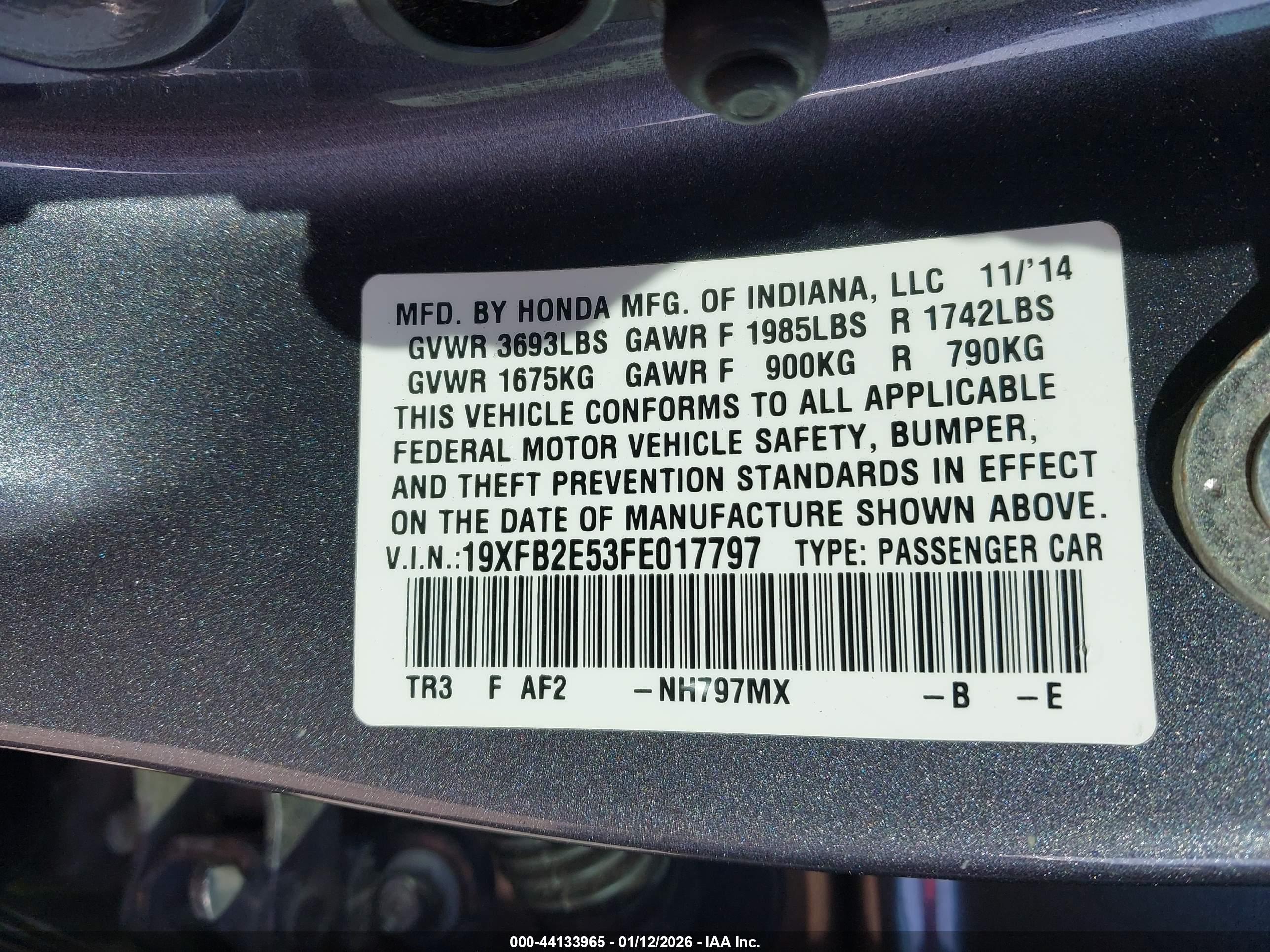 HONDA CIVIC image 9