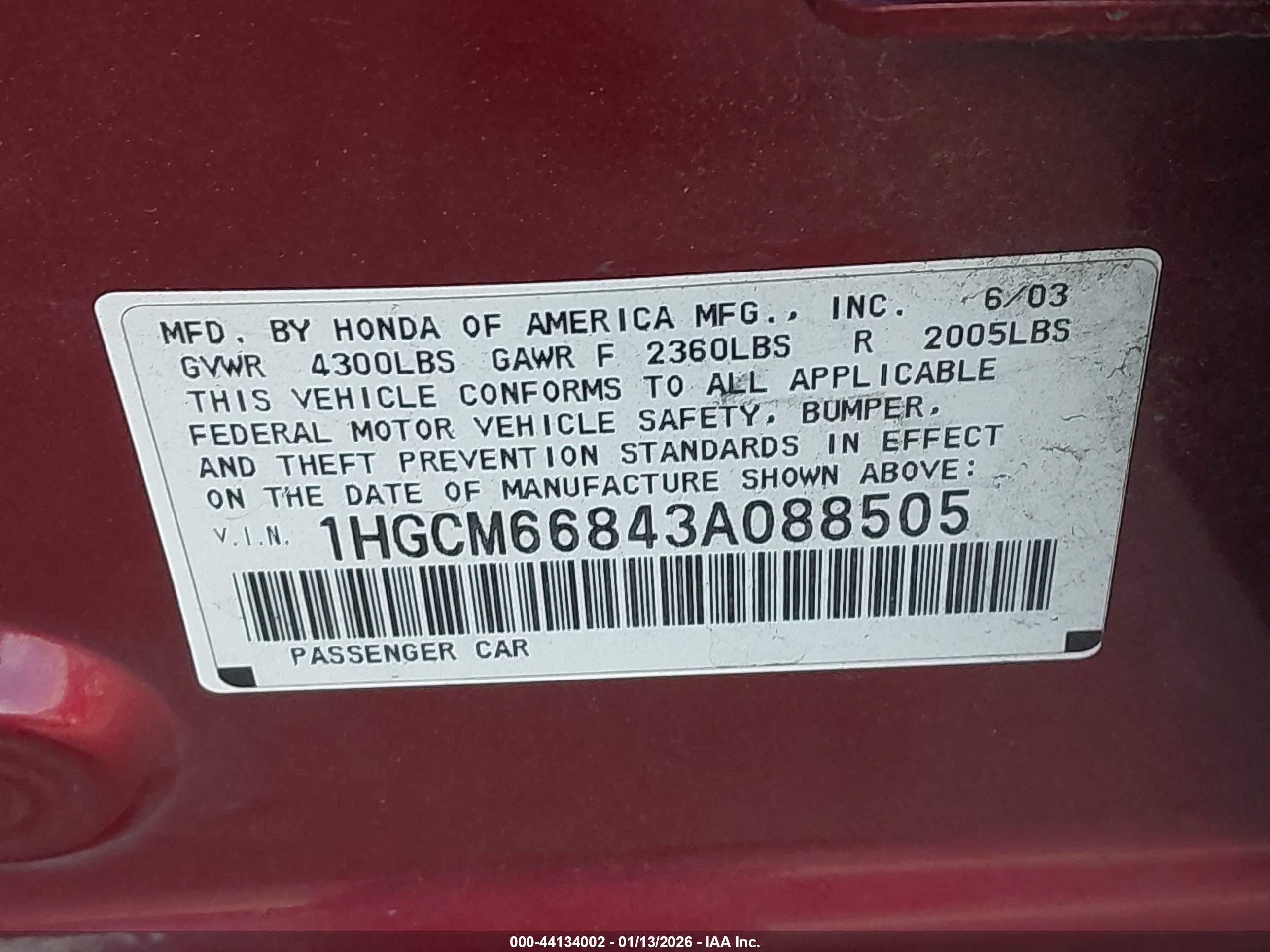 HONDA ACCORD image 9