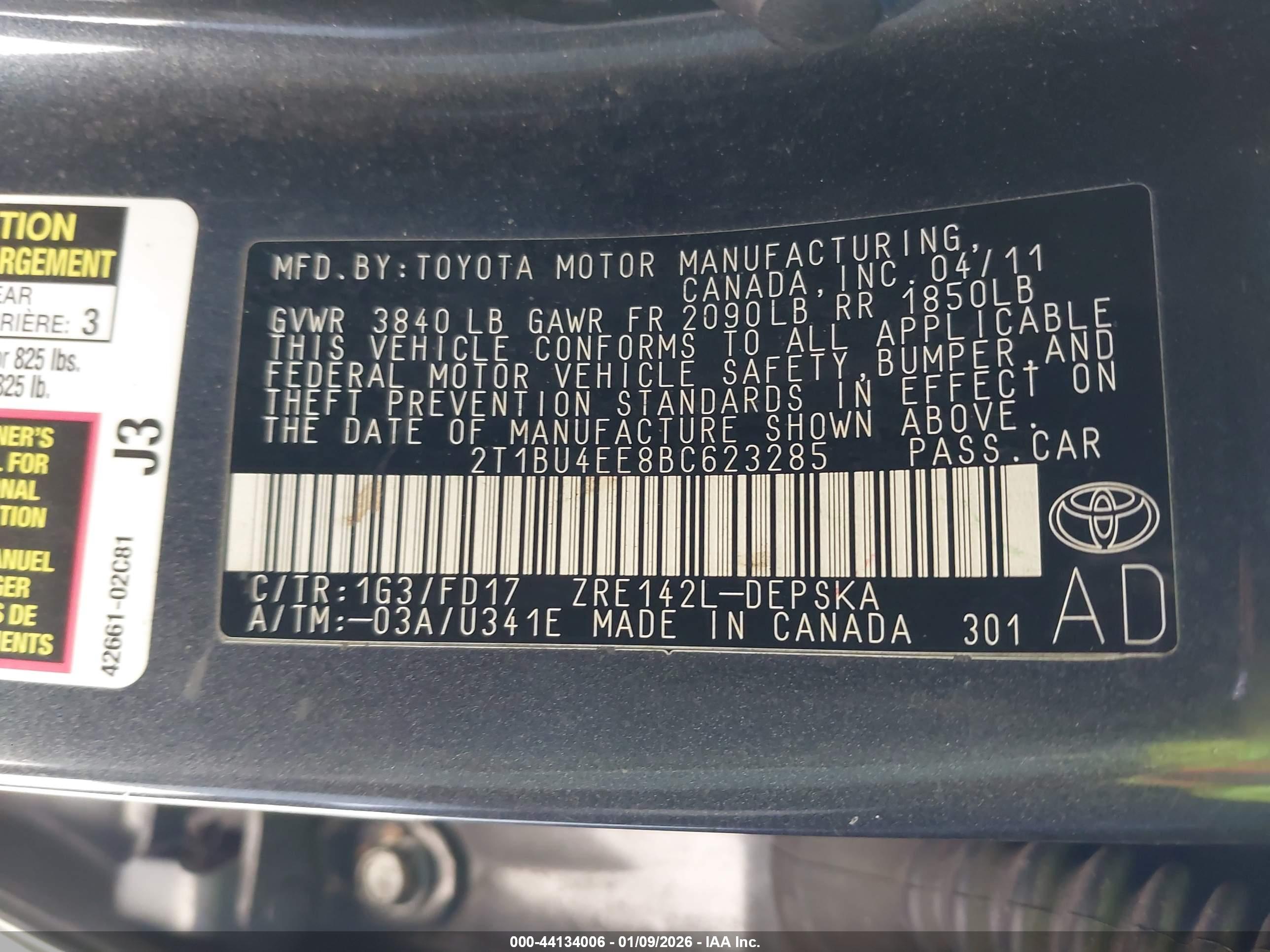 TOYOTA COROLLA image 9
