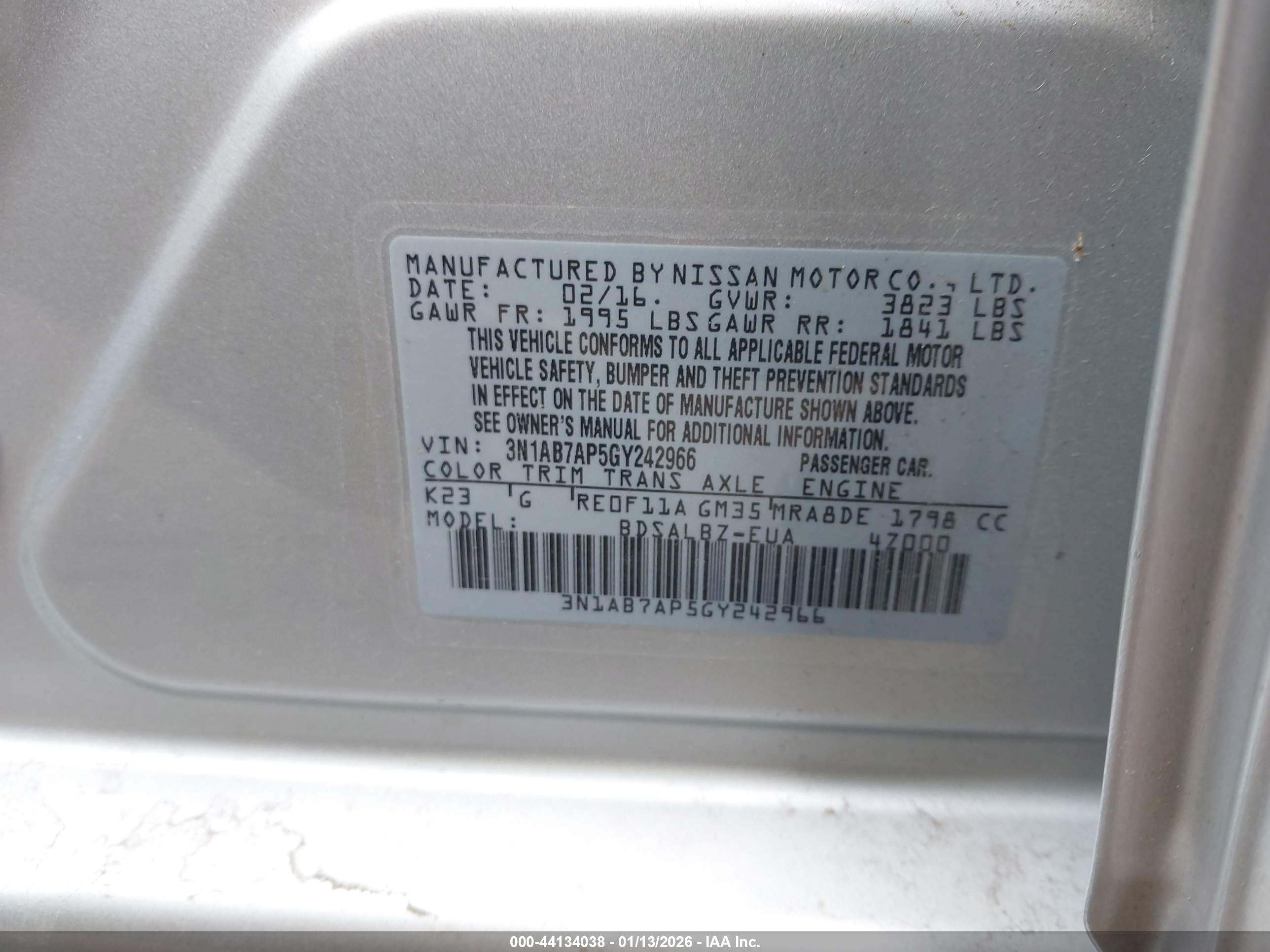 NISSAN SENTRA image 9