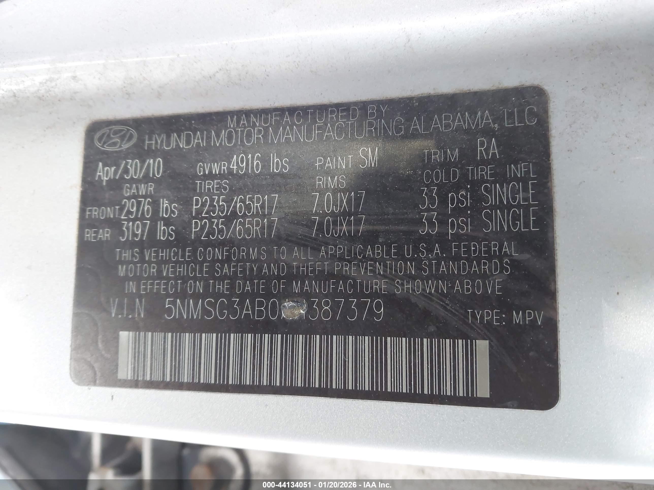HYUNDAI SANTA image 9