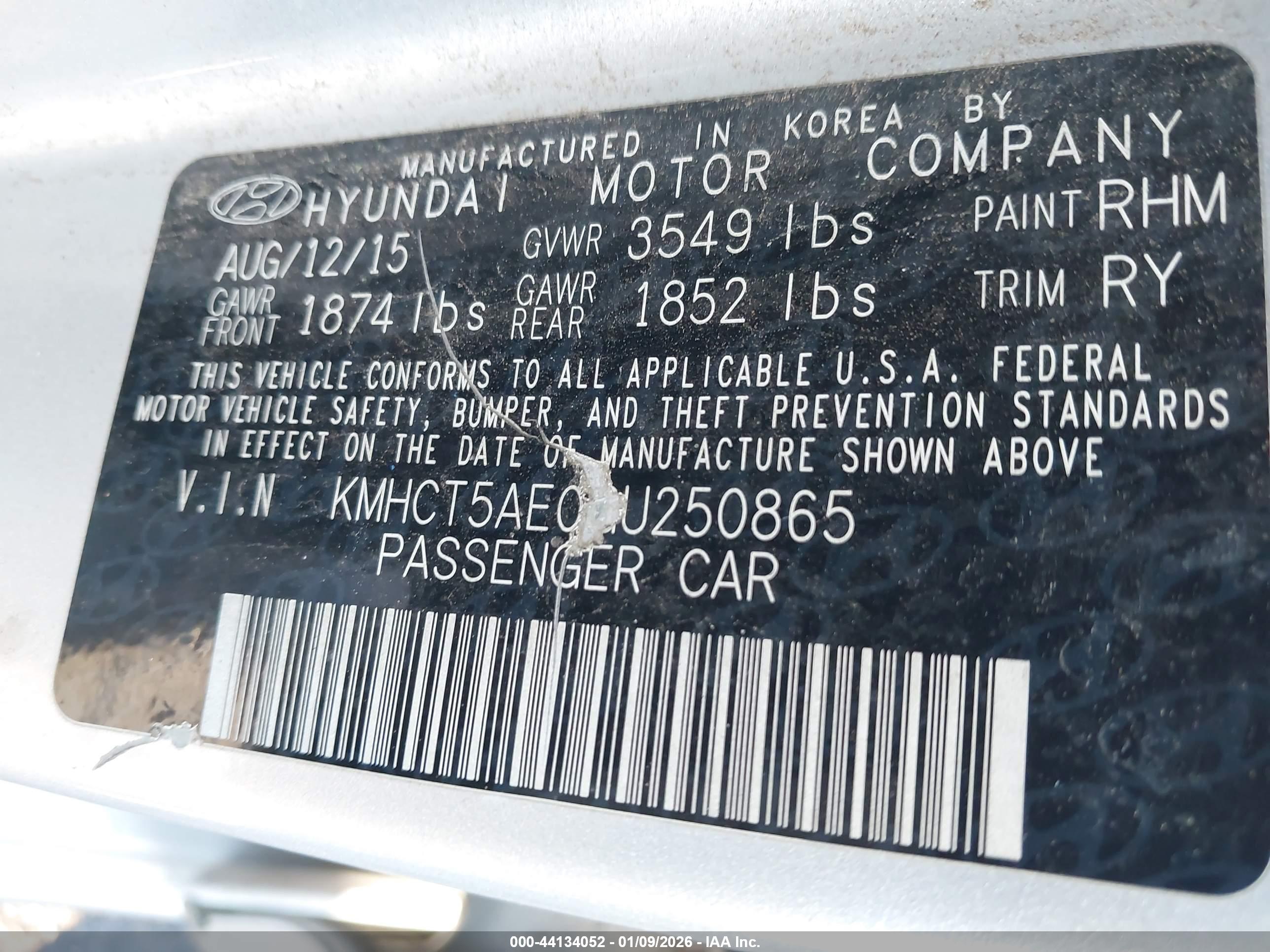 HYUNDAI ACCENT image 9