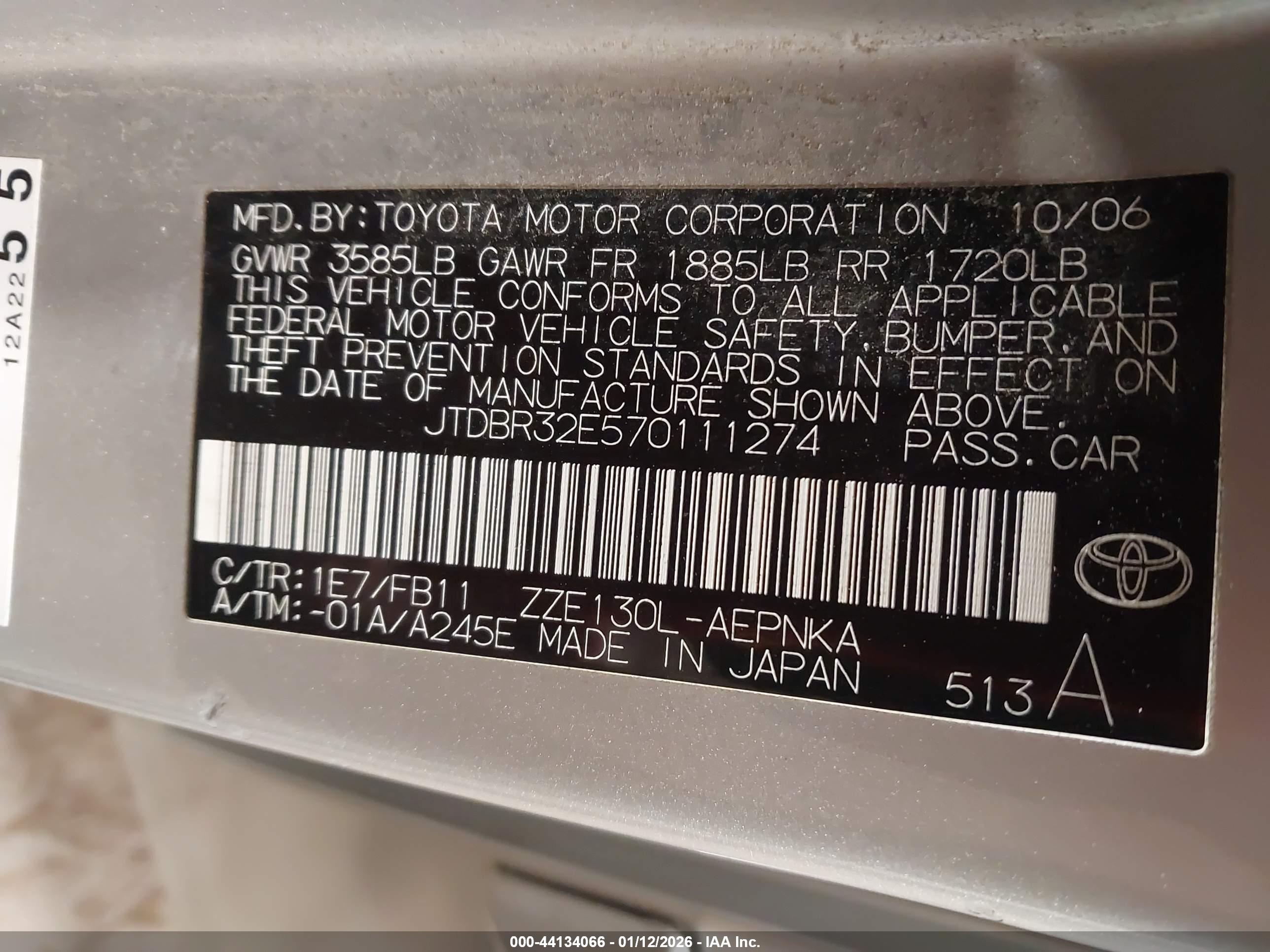 TOYOTA COROLLA image 9