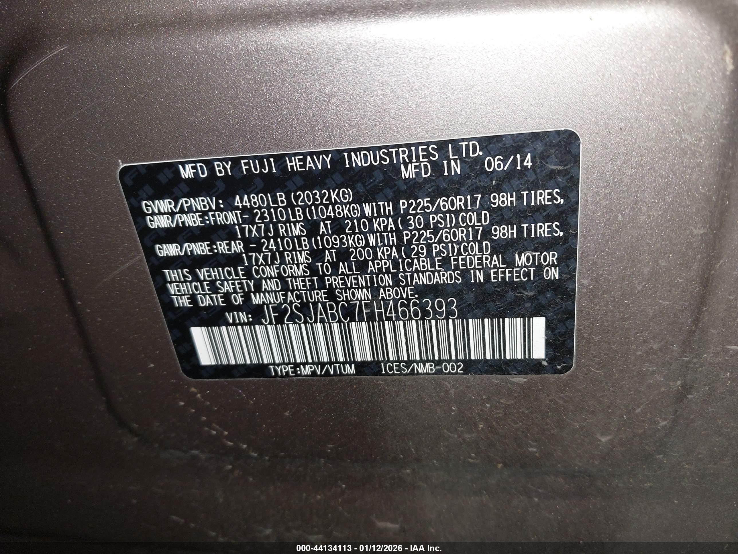 SUBARU FORESTER image 9