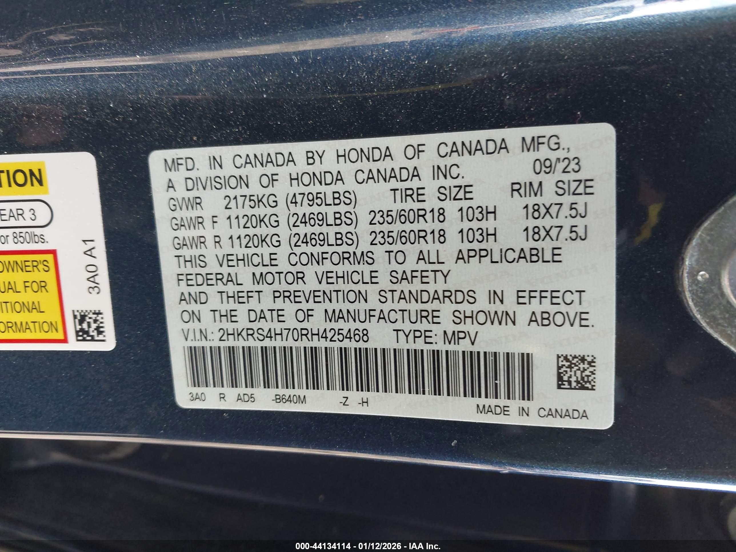 HONDA CR-V image 9