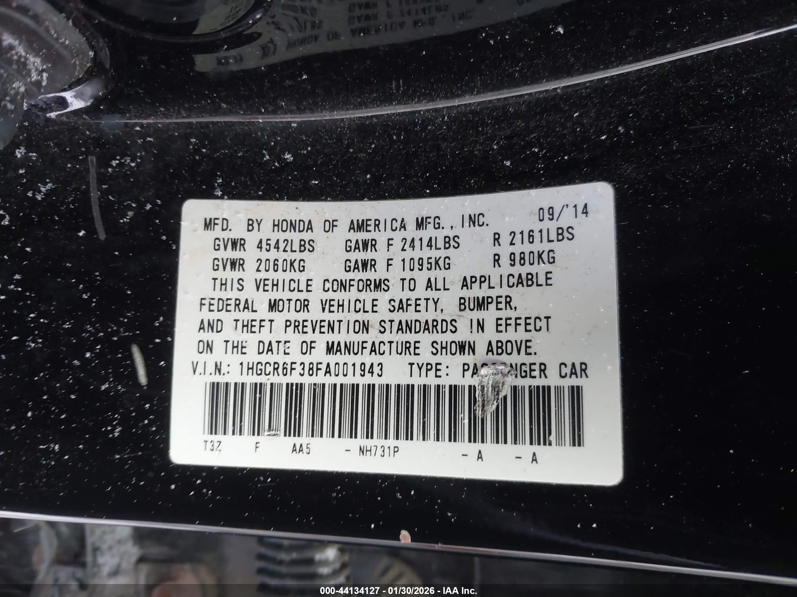HONDA ACCORD image 9