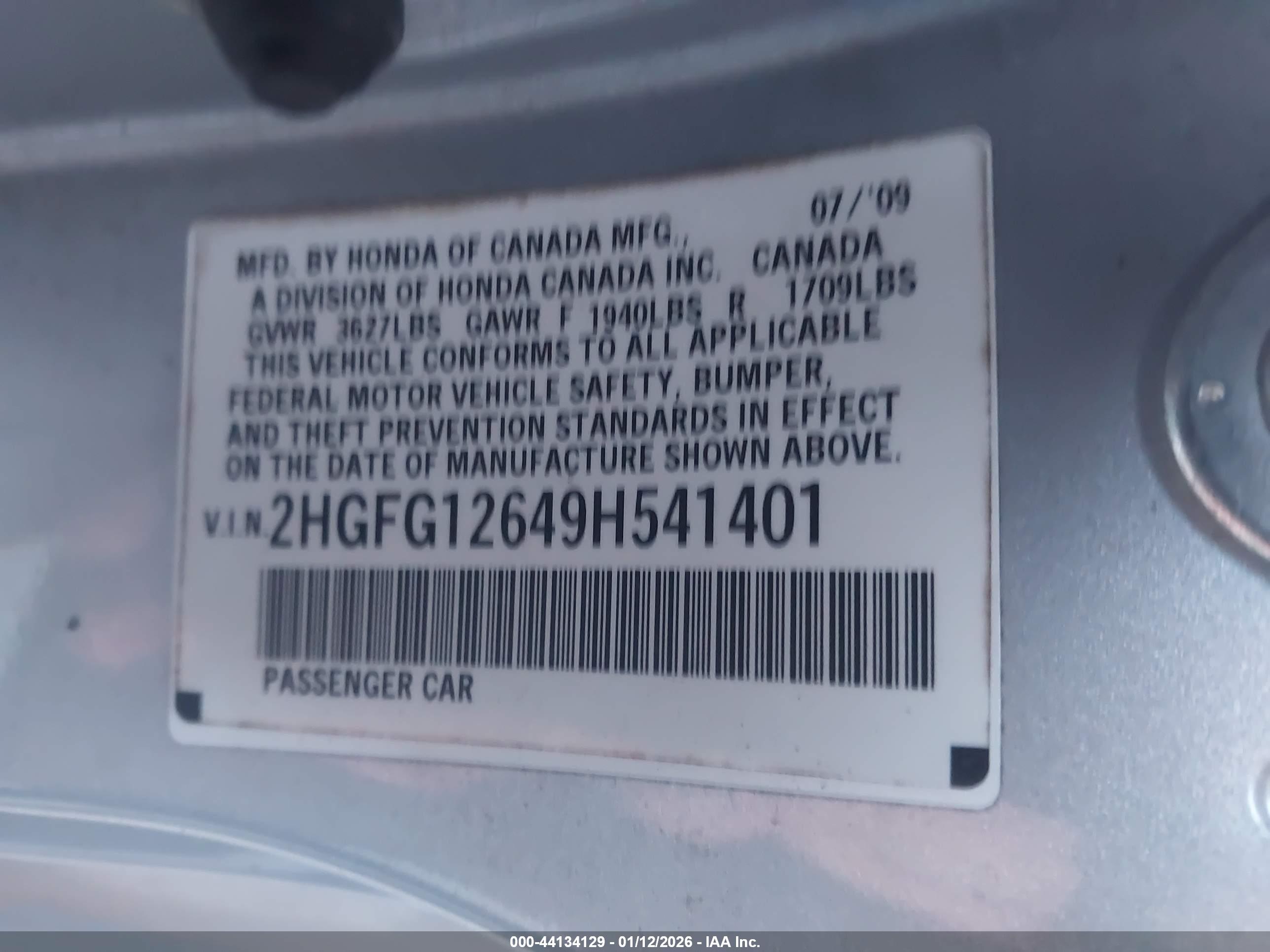 HONDA CIVIC image 9