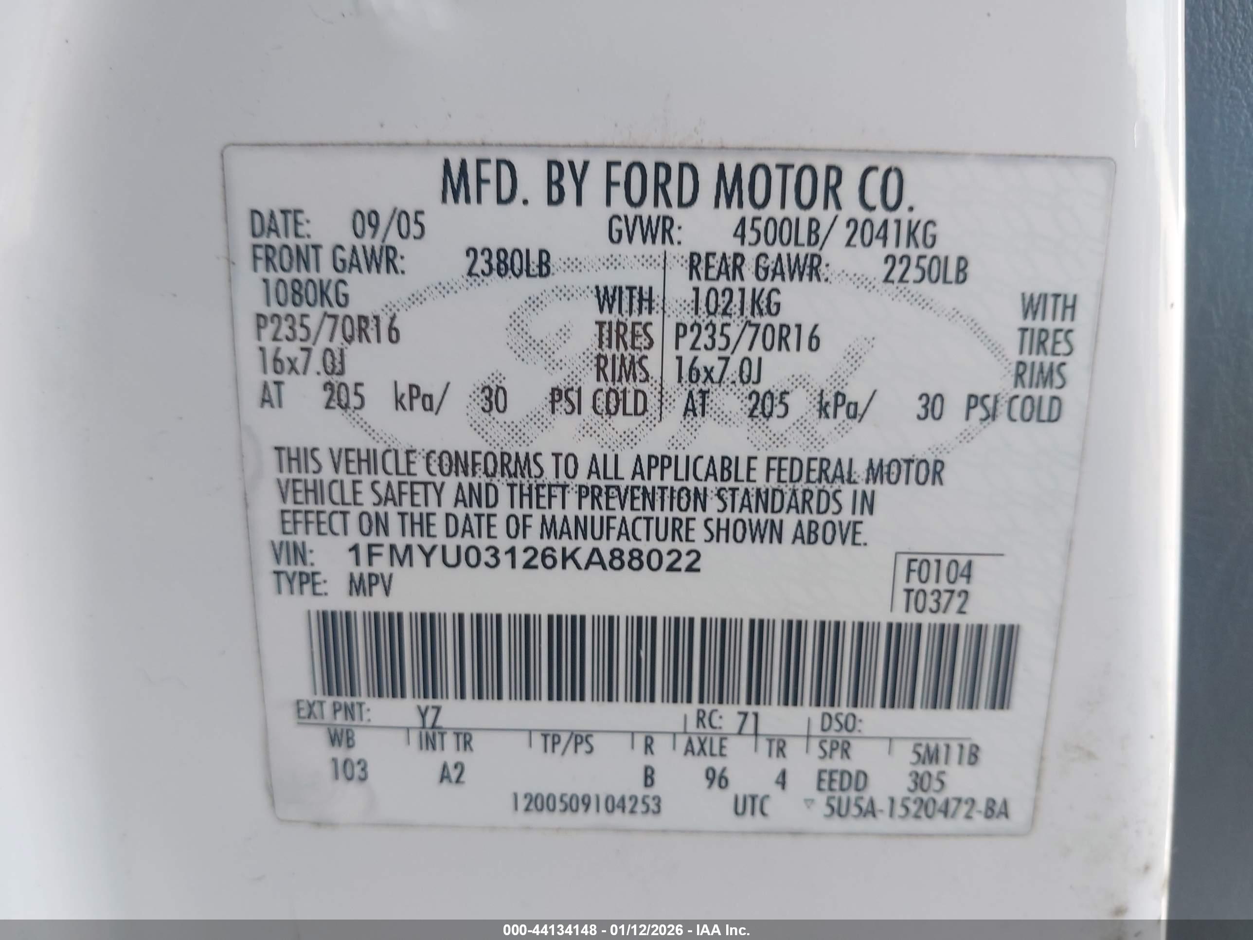 FORD ESCAPE image 9