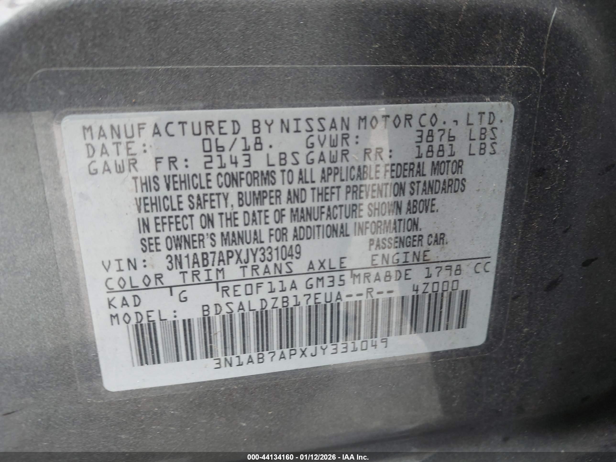 NISSAN SENTRA image 9