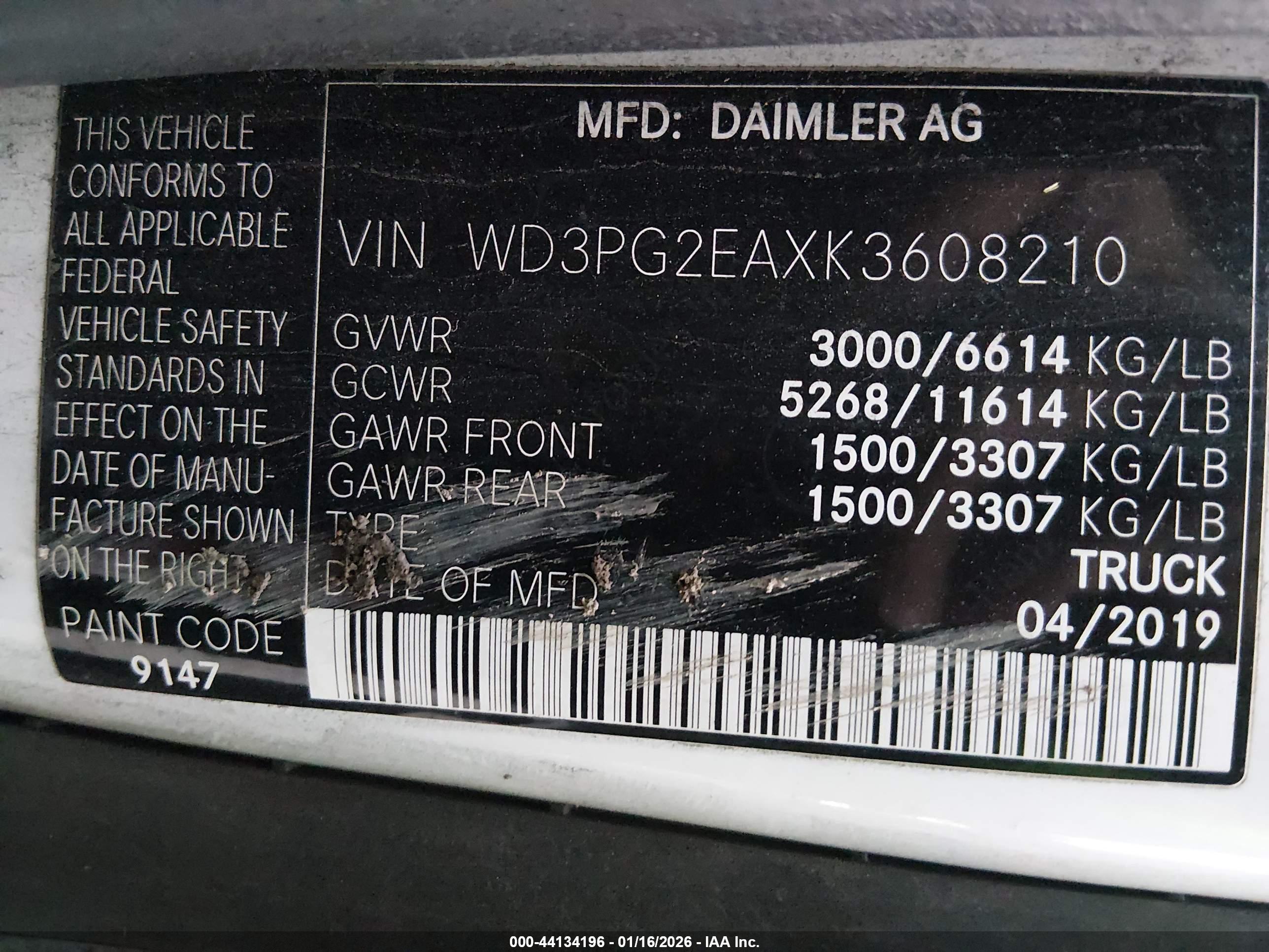 MERCEDES-BENZ METRIS image 9