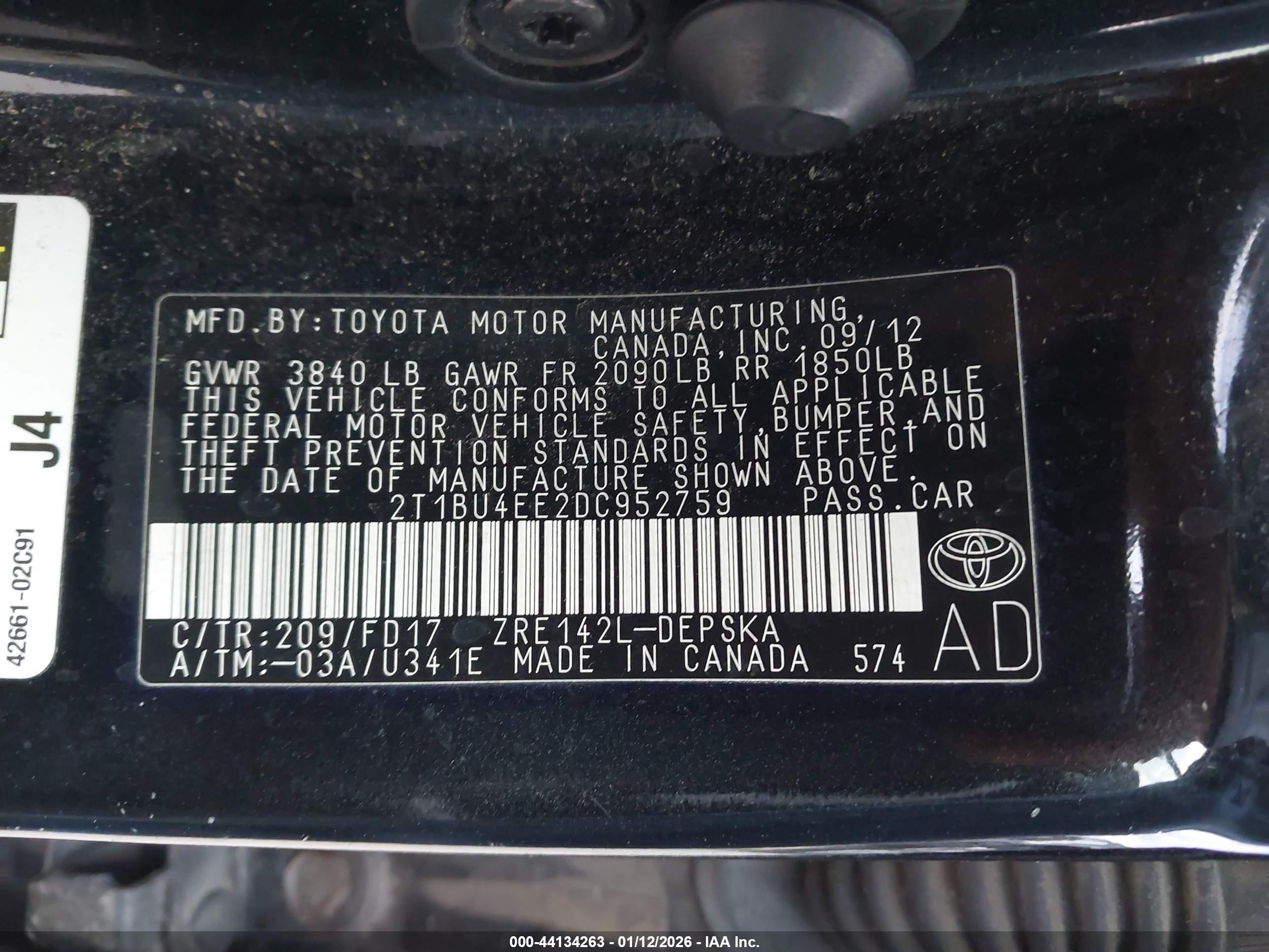 TOYOTA COROLLA image 9