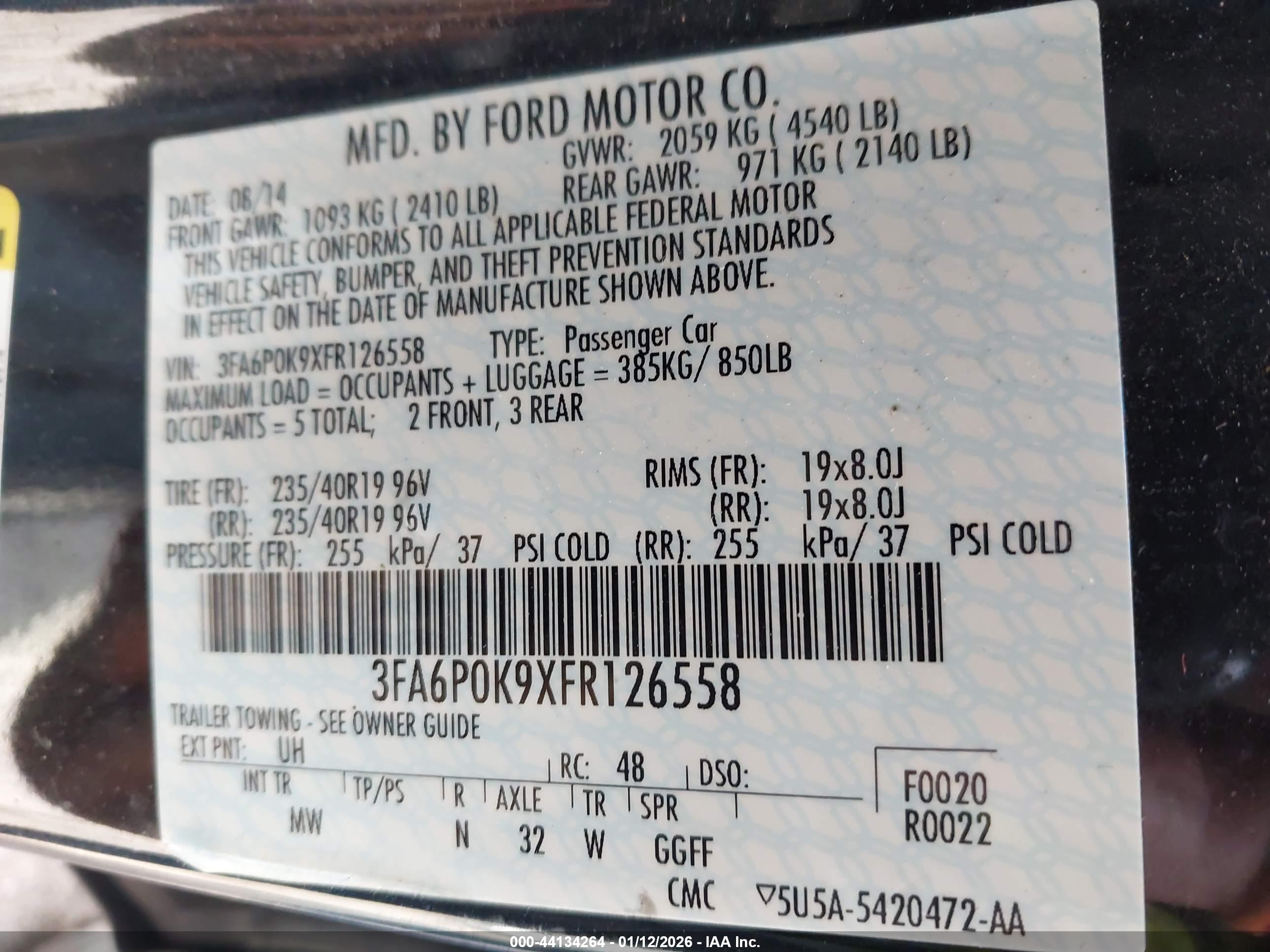 FORD FUSION image 9